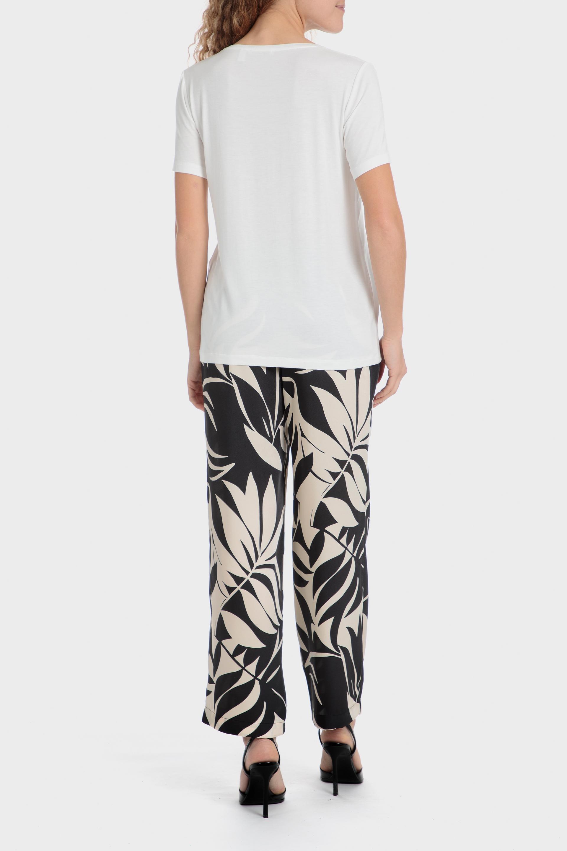White Printed T-Shirt, , large image number 3