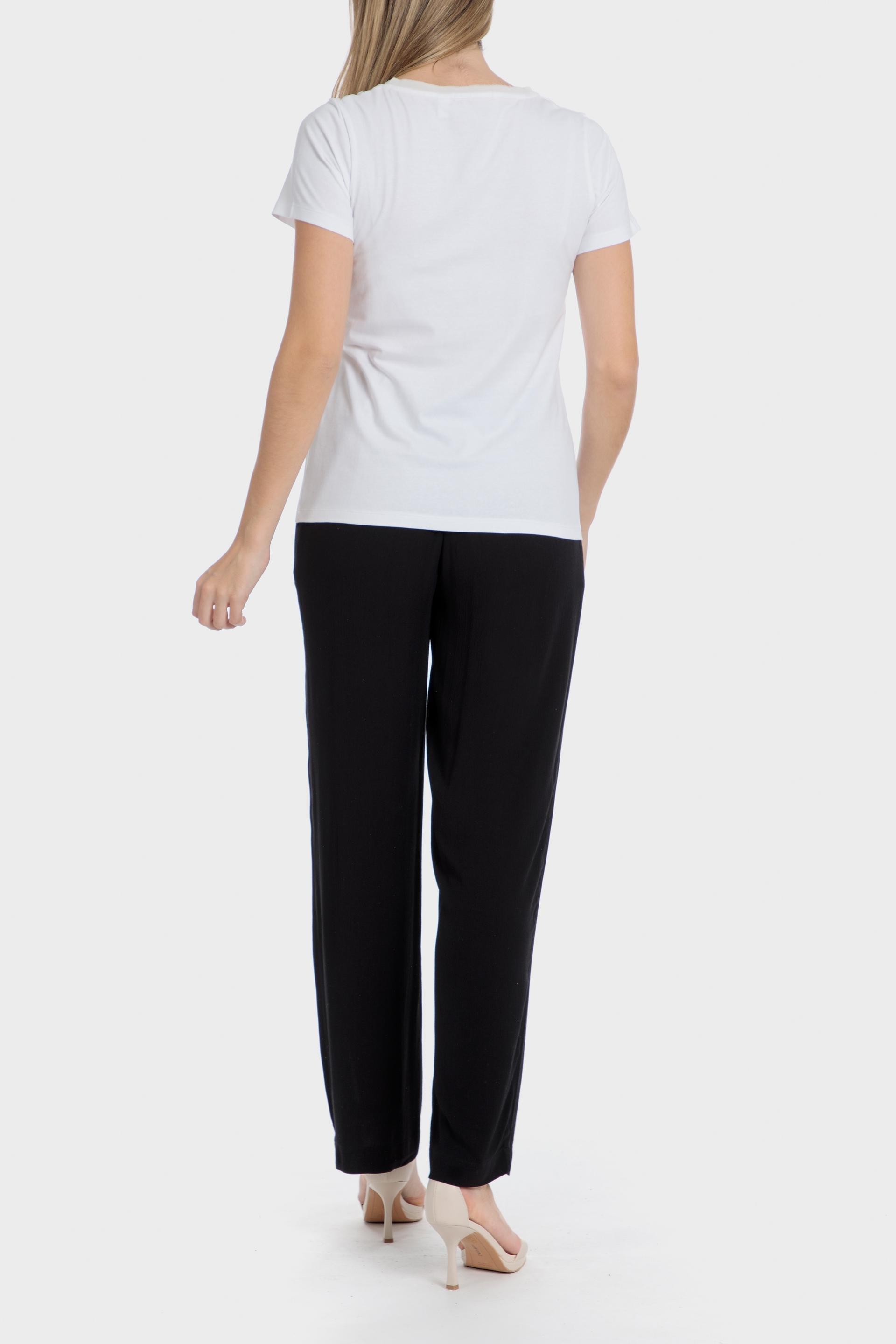 White Printed T-Shirt, , large image number 3