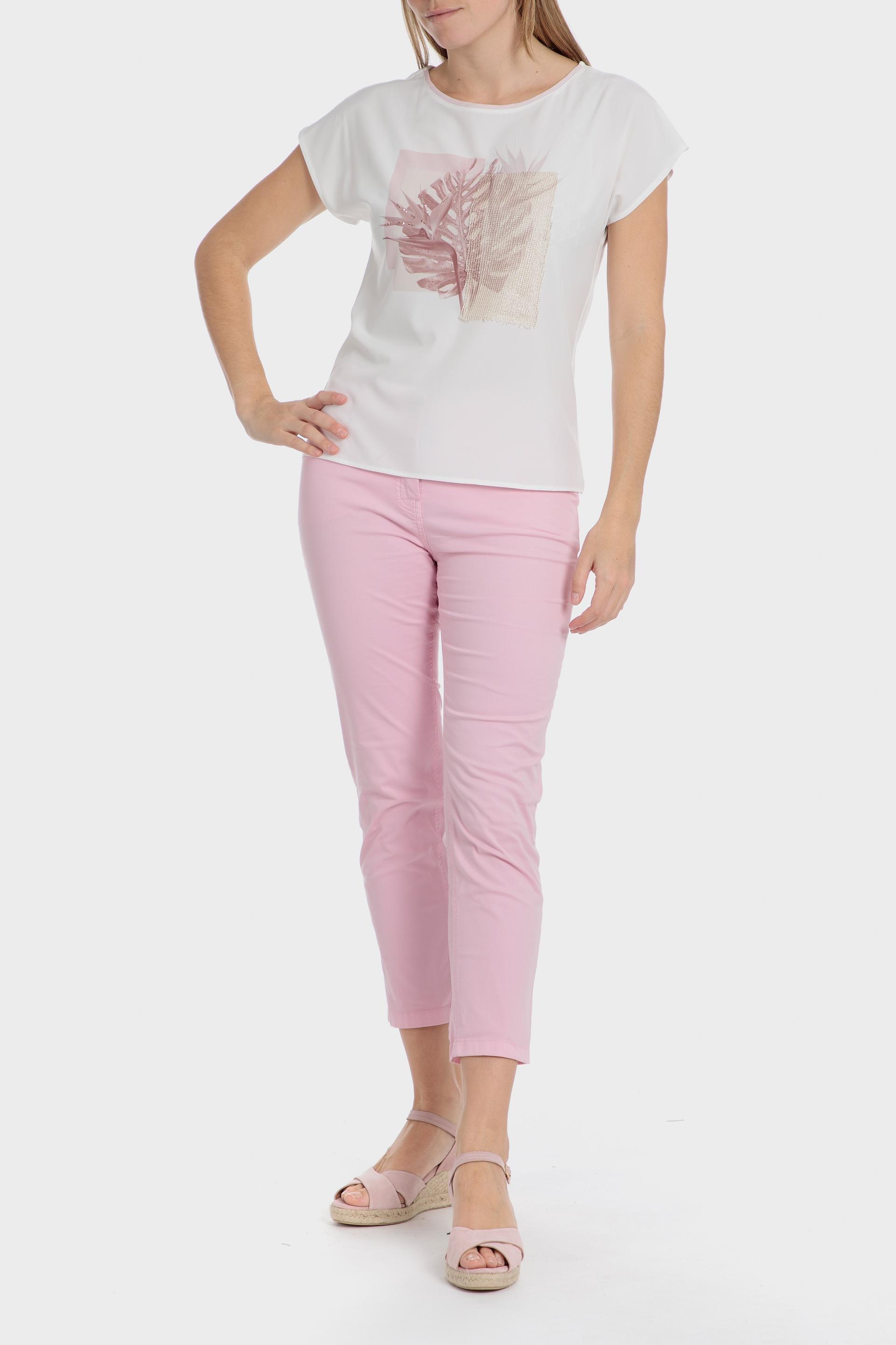 تيشيرت بطبعة، أبيض, Beige Talc, large image number 2