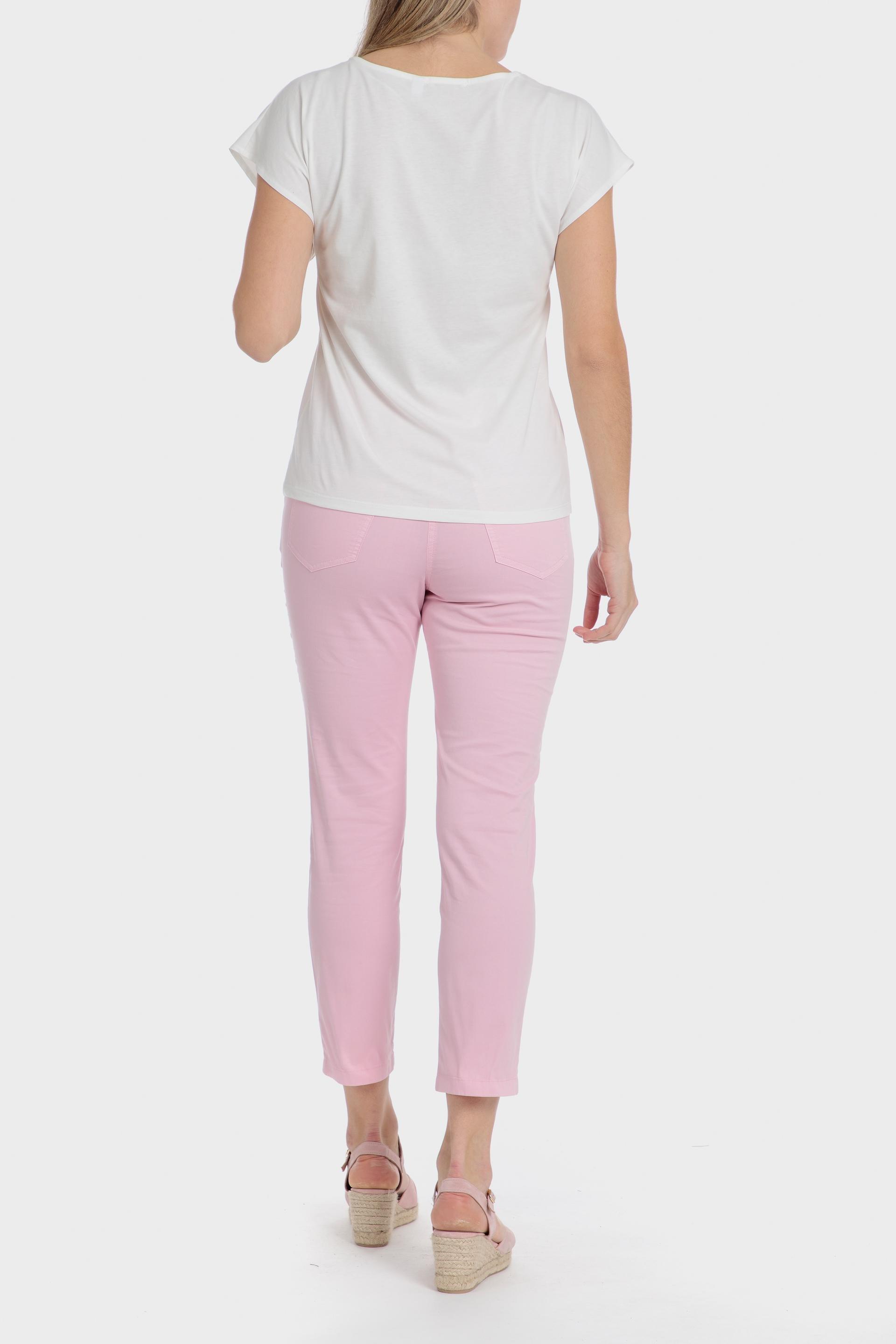 تيشيرت بطبعة، أبيض, Beige Talc, large image number 3