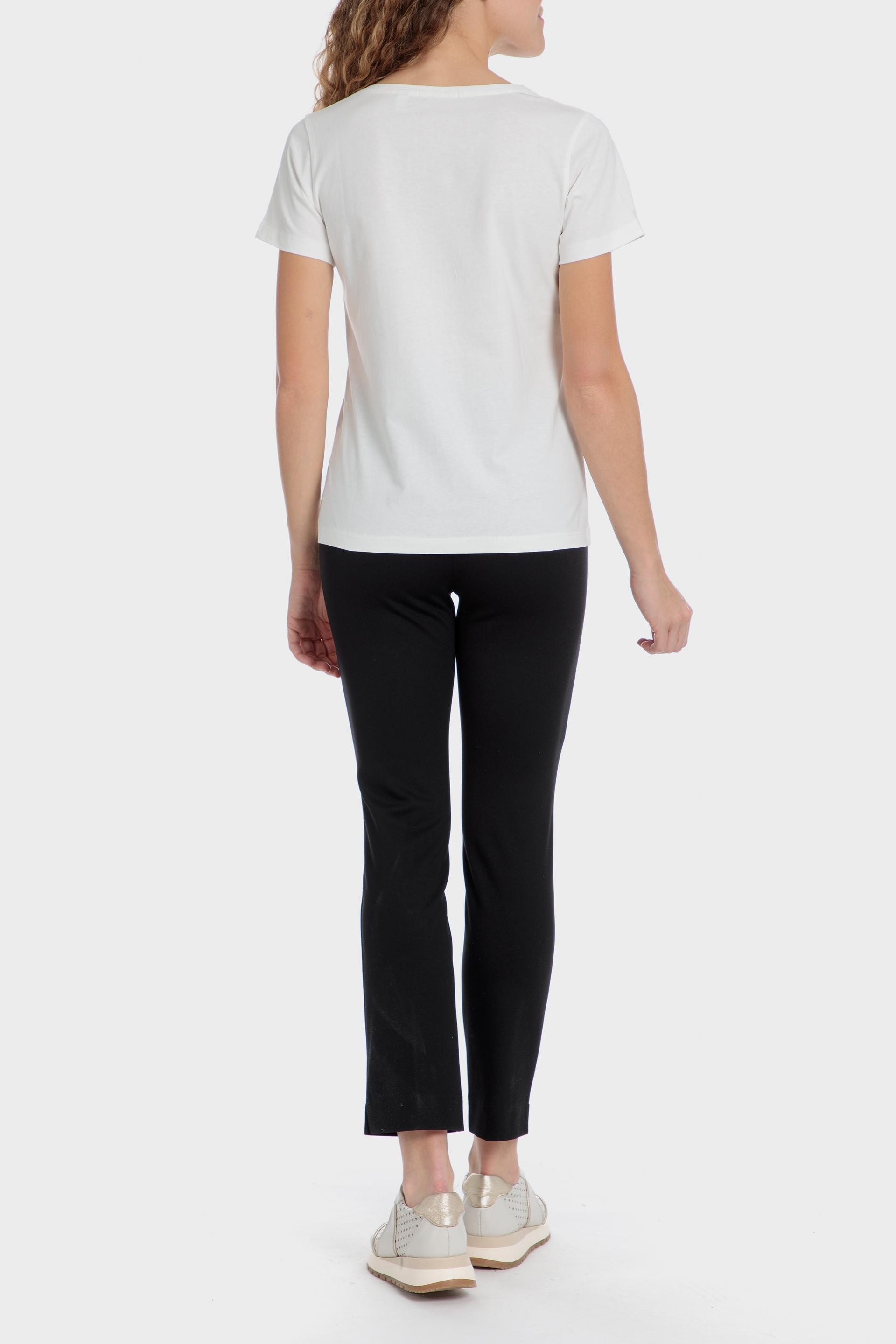 White Studded T-Shirt, , large image number 3