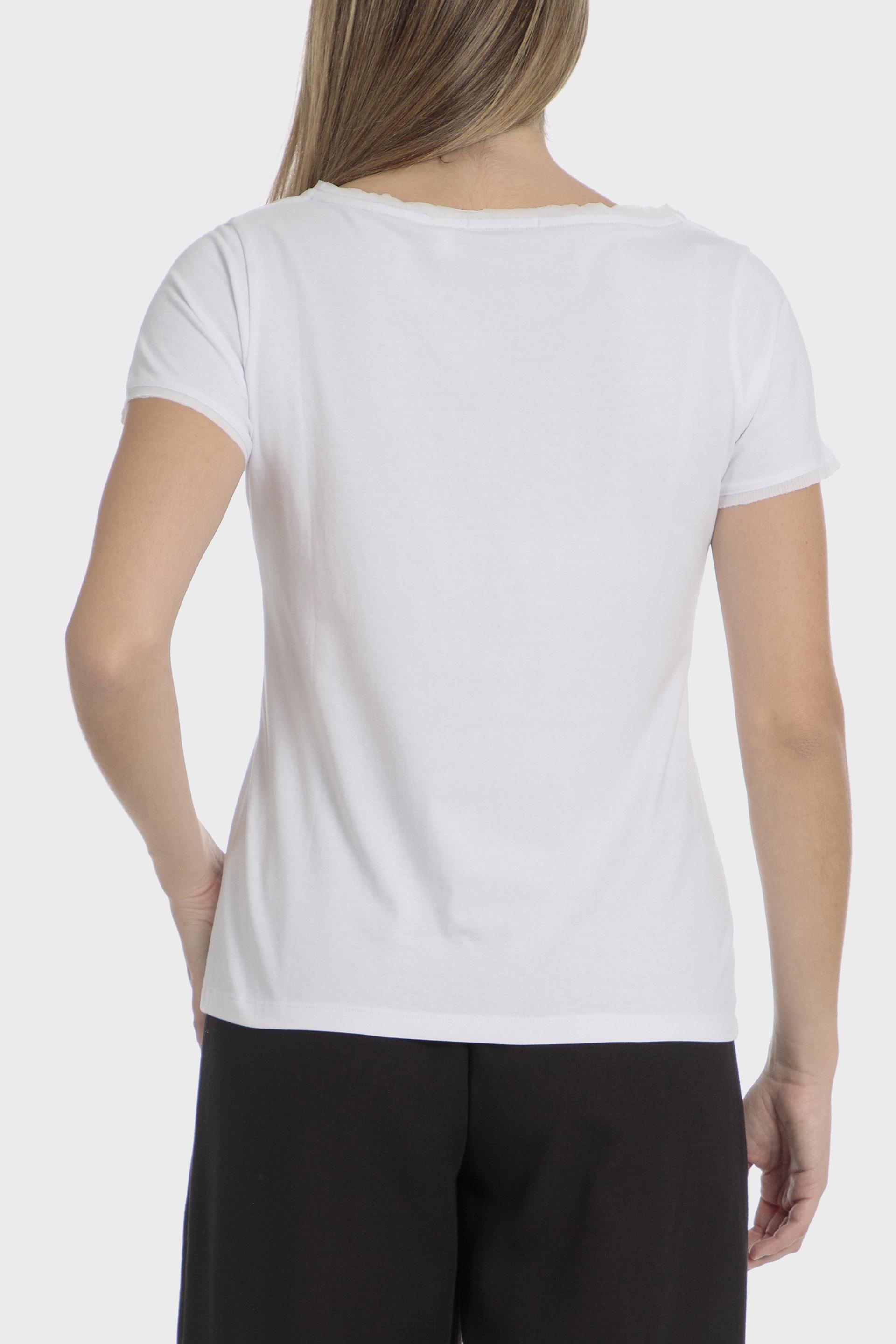 تيشيرت بطبعة وأحجار الراين, Beige Talc, large image number 1