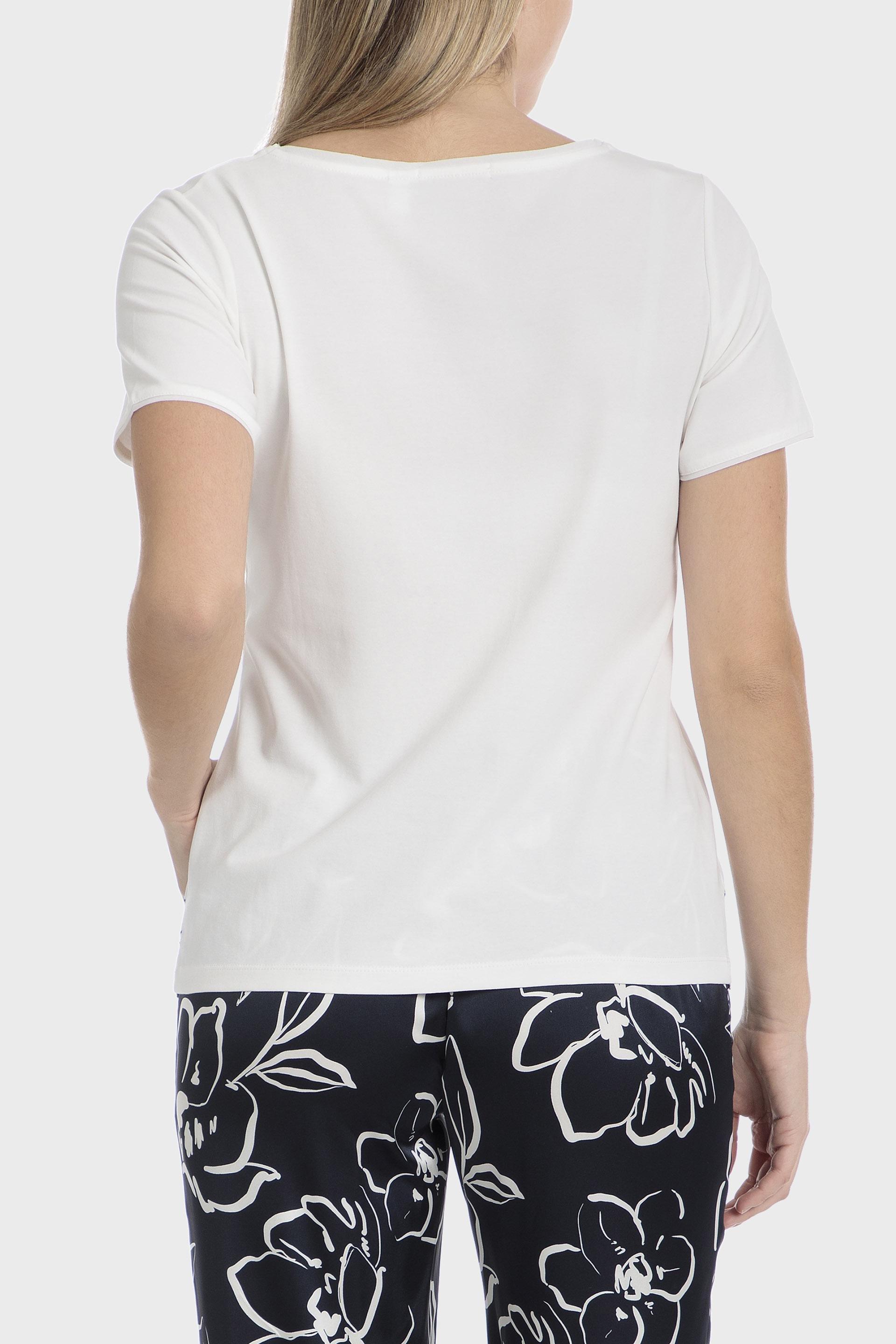 White Embroidered T-Shirt, 3701_232, large image number 1