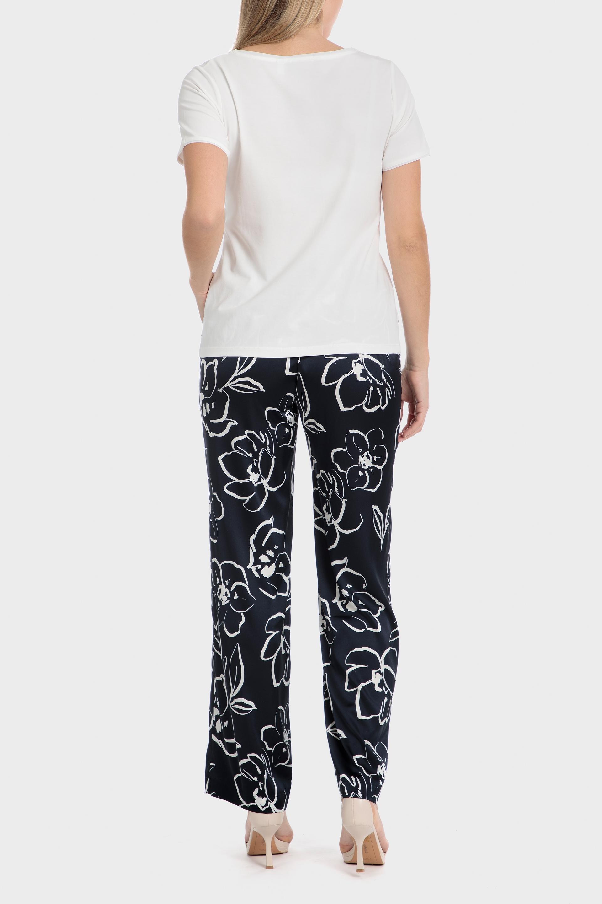 White Embroidered T-Shirt, 3701_232, large image number 3