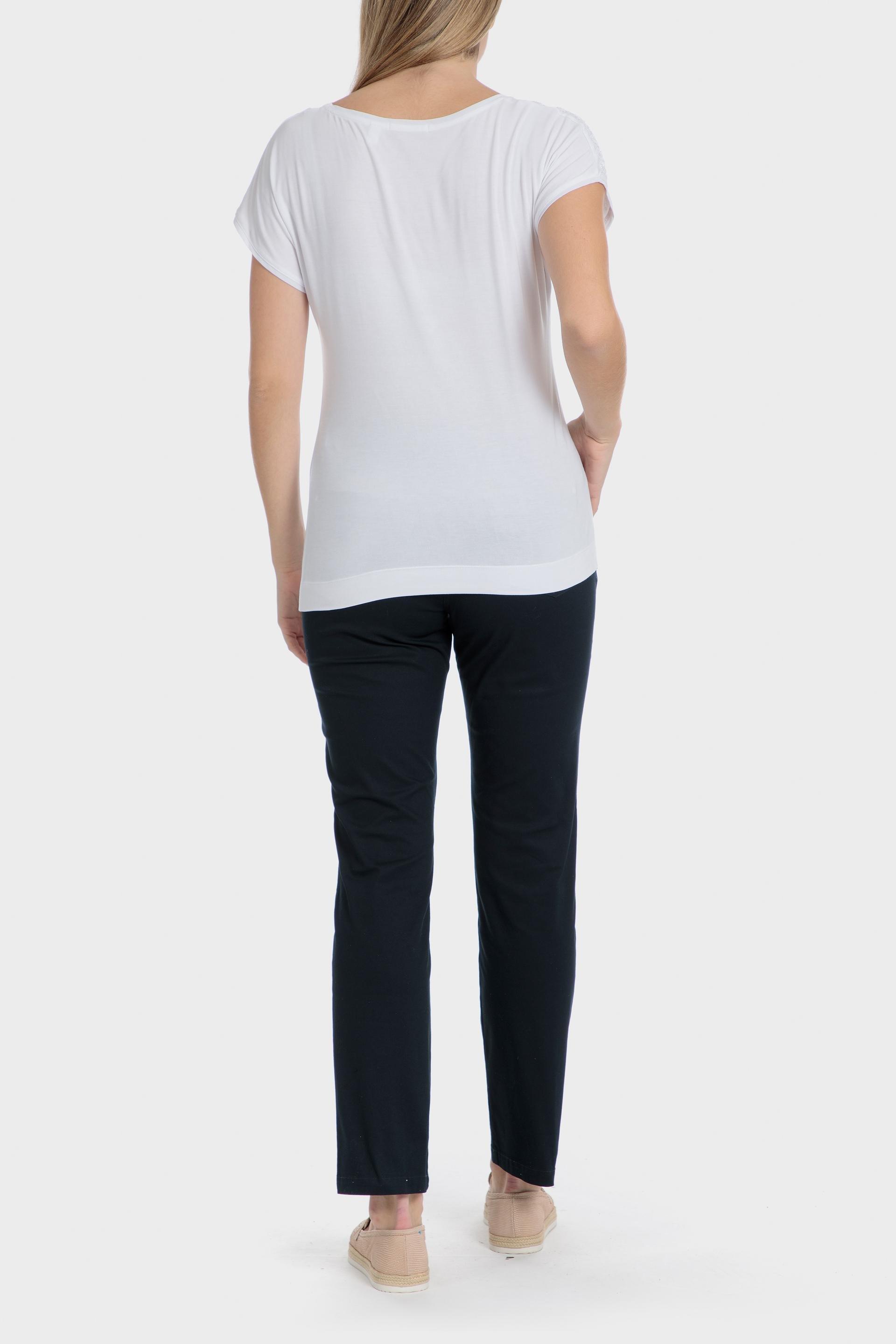 White Studded T-Shirt, , large image number 3