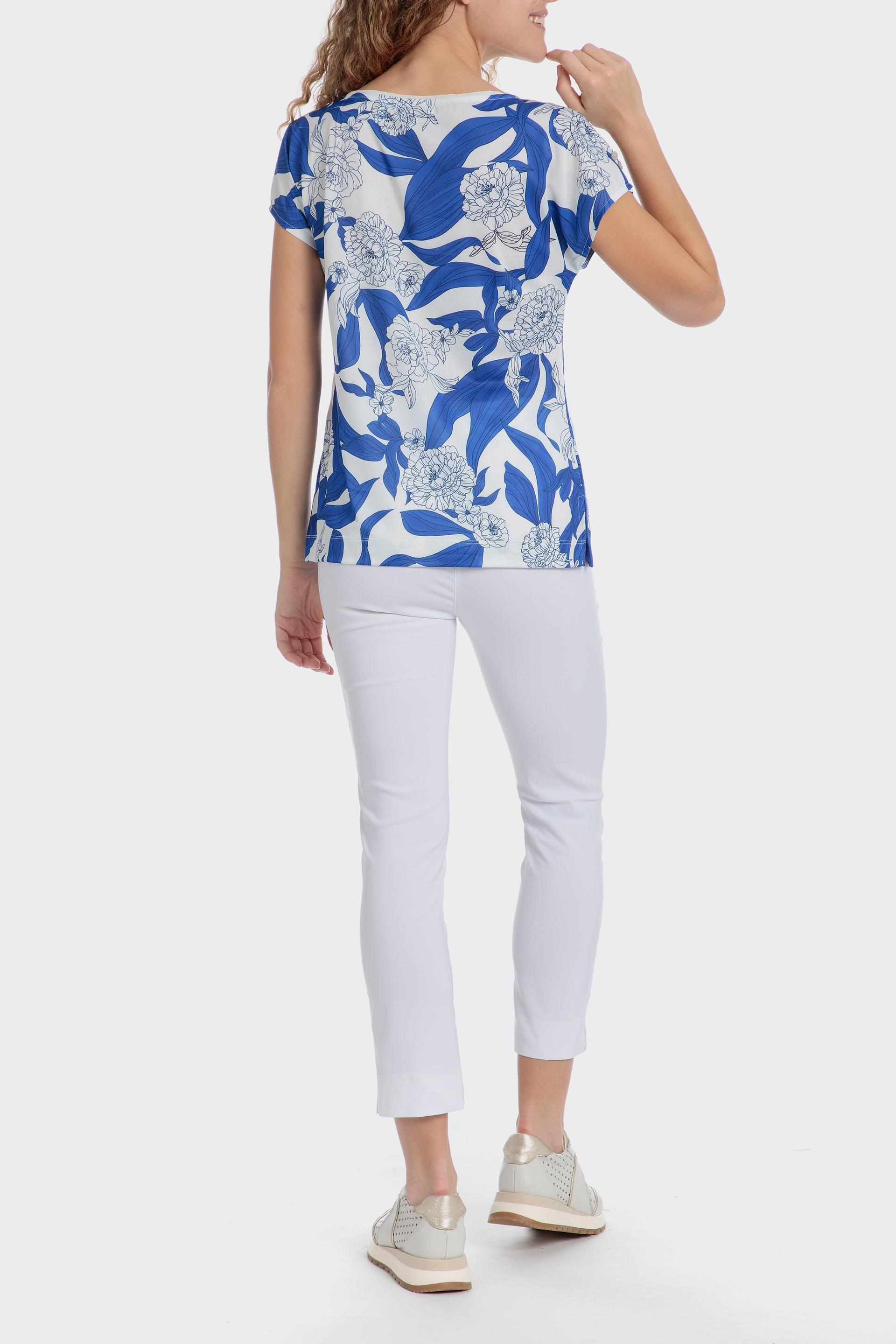 Blue Floral T-Shirt, , large image number 3