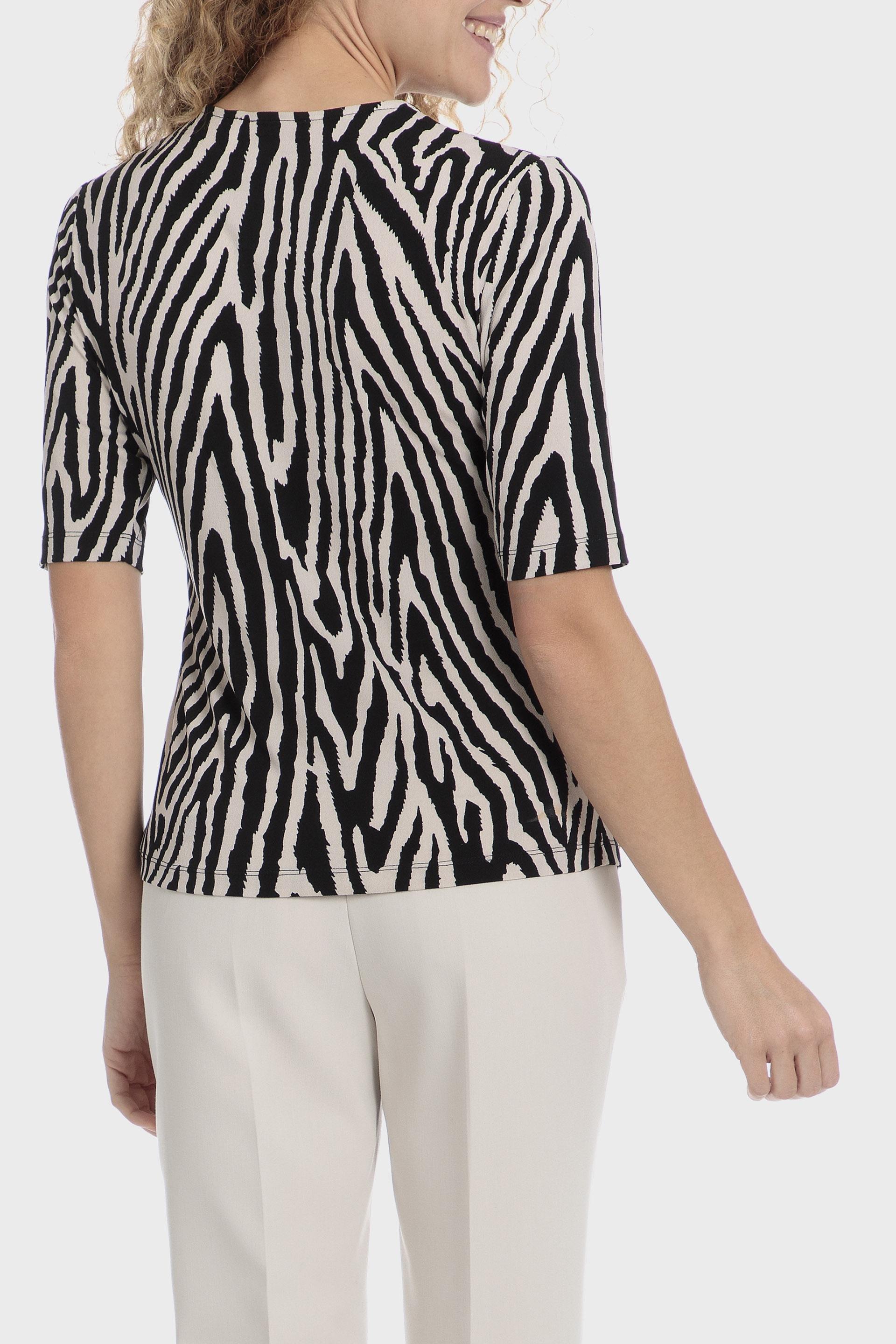 Multicolour V-Neck Blouse, , large image number 1
