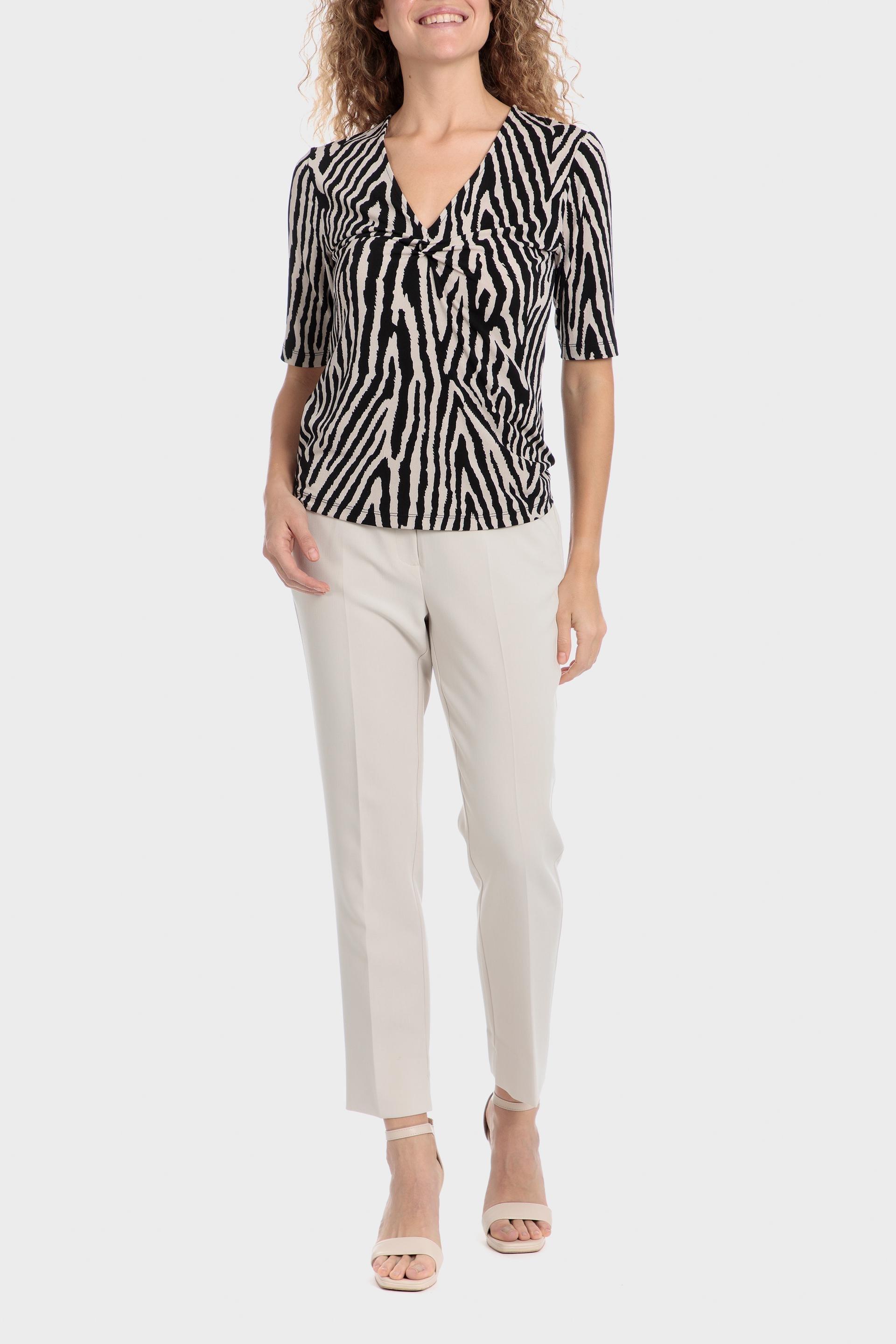 Multicolour V-Neck Blouse, , large image number 2