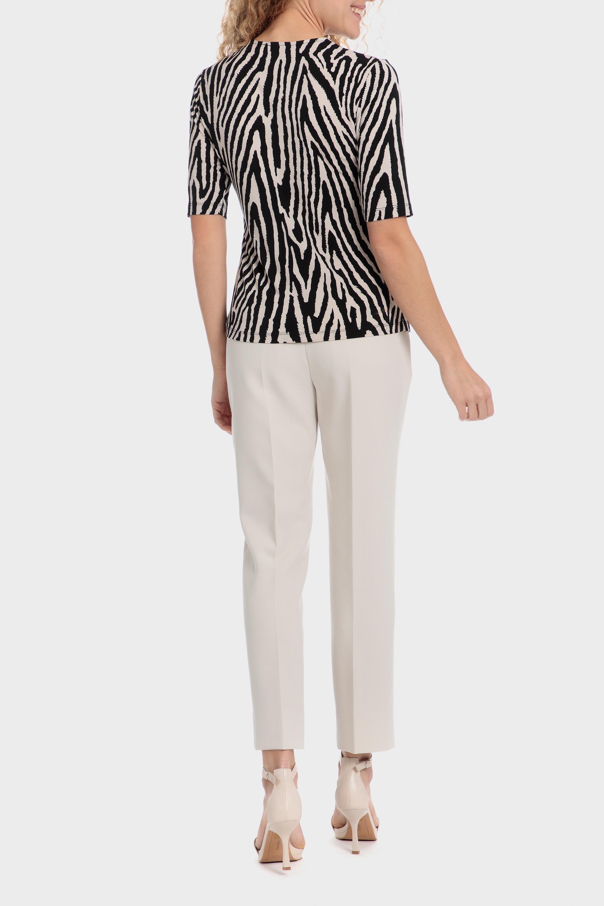 Multicolour V-Neck Blouse, , large image number 3