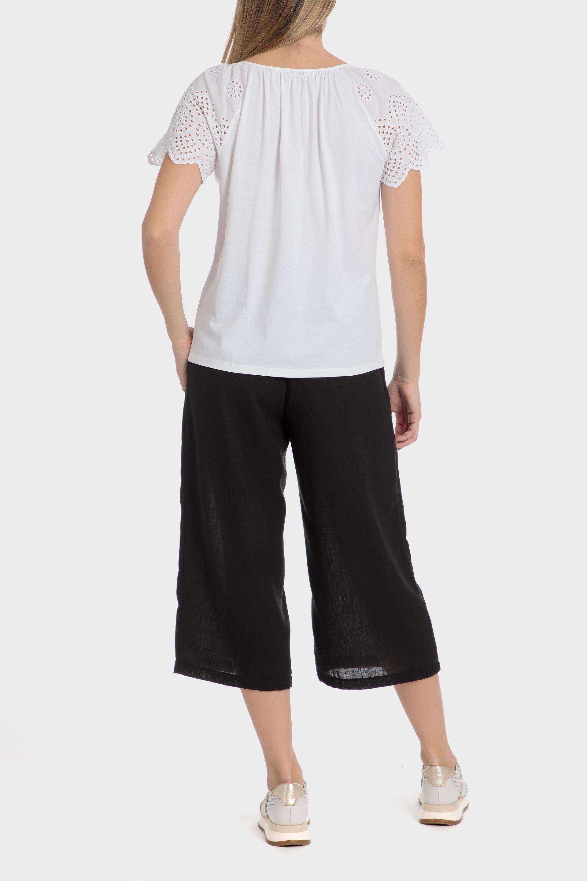 White Tassels T-Shirt, Beige Talc, large image number 3