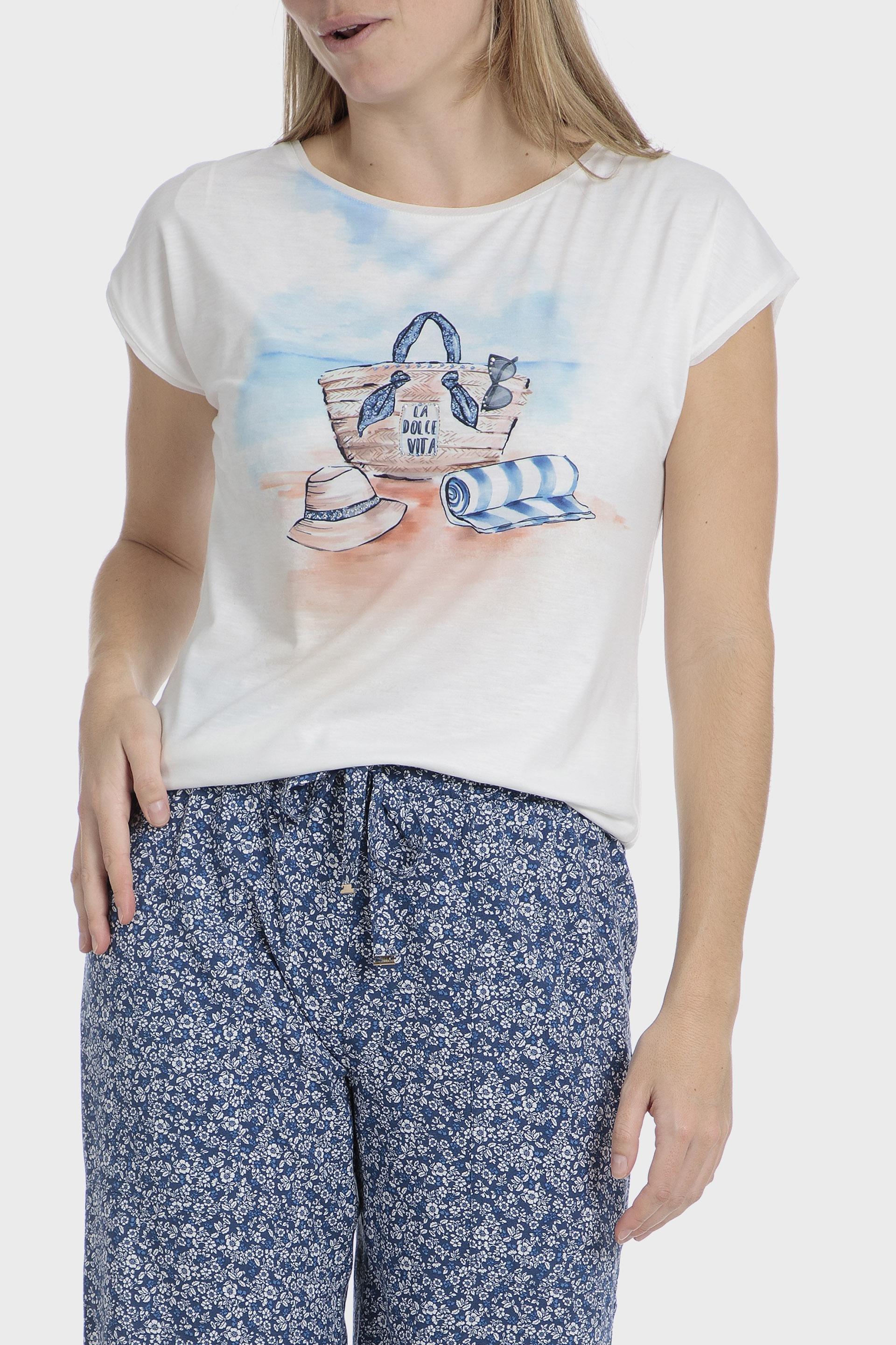 Printed Graphic Casual Bohemian T-Shirt, , medium
