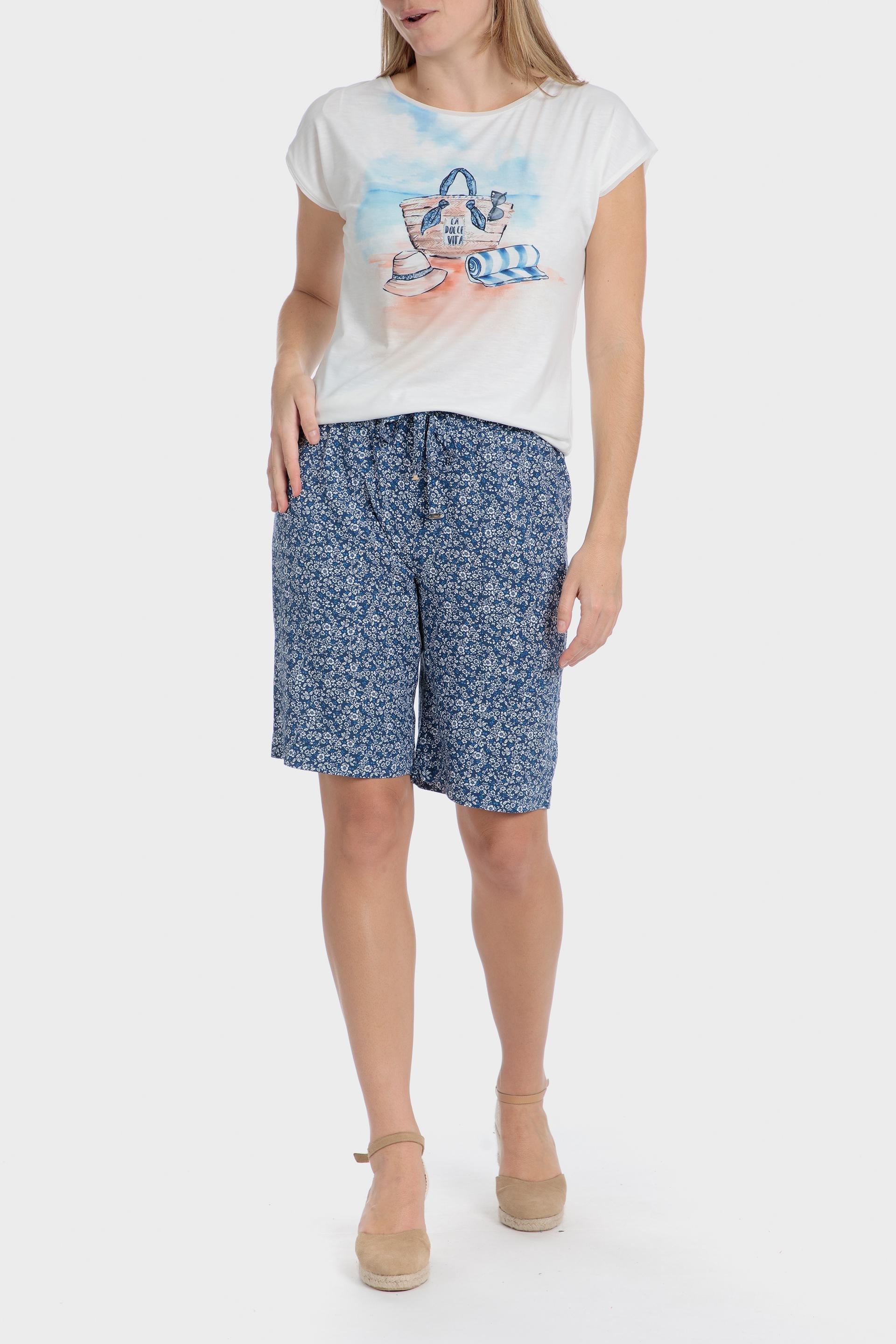 Printed Graphic Casual Bohemian T-Shirt, 3701_232, large image number 2