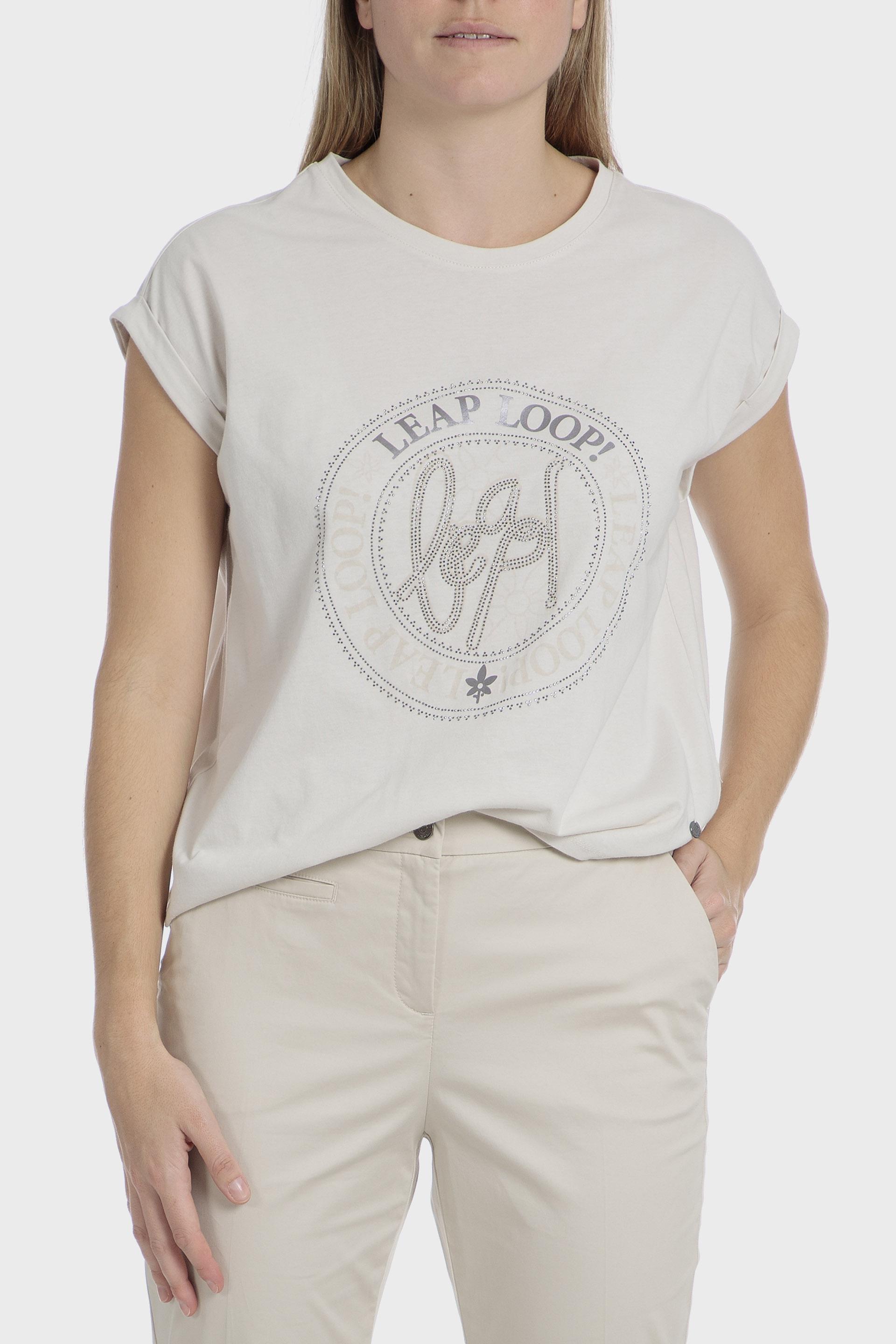 White Graphic Print T-Shirt, , medium