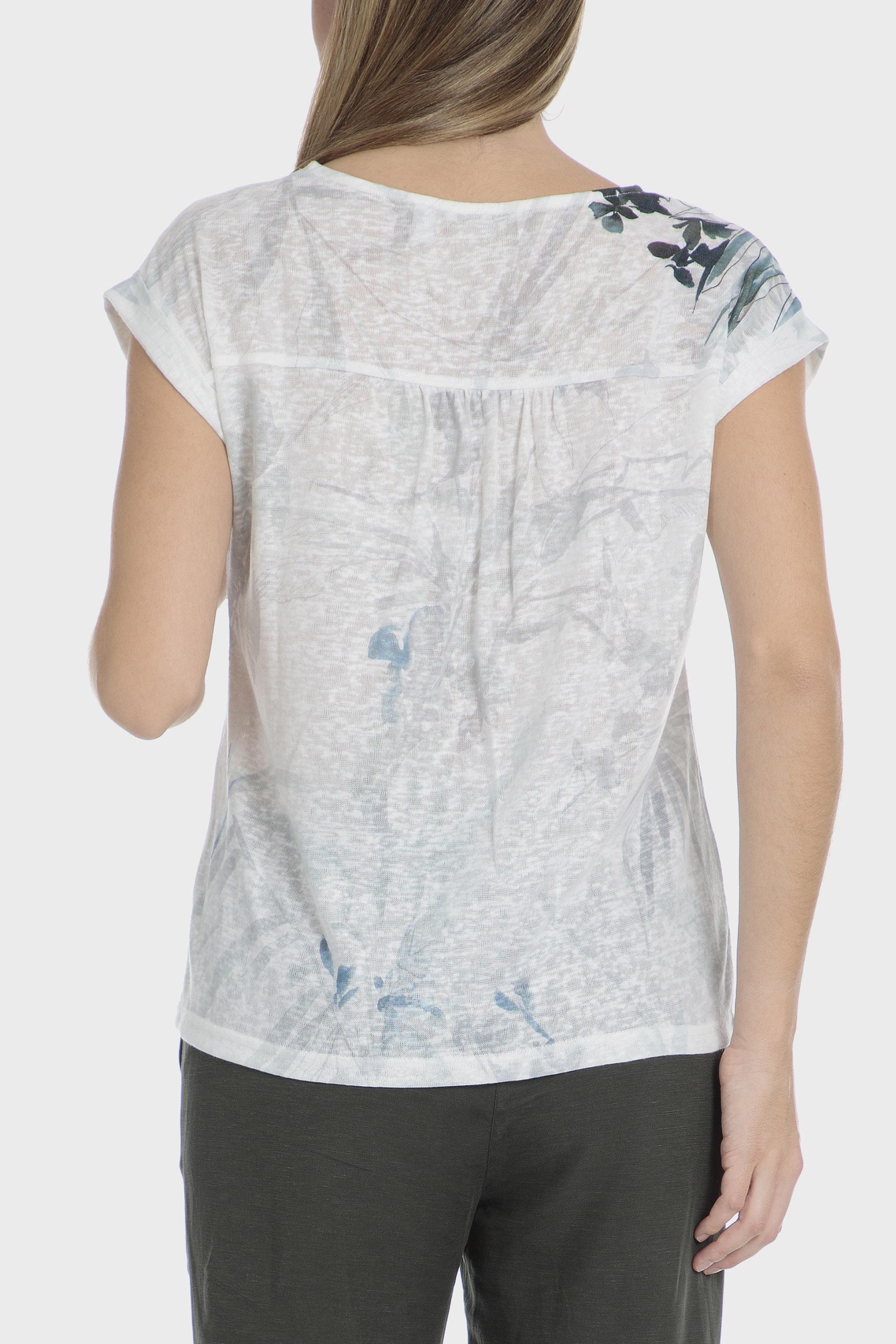 White Printed T-Shirt, , large image number 1