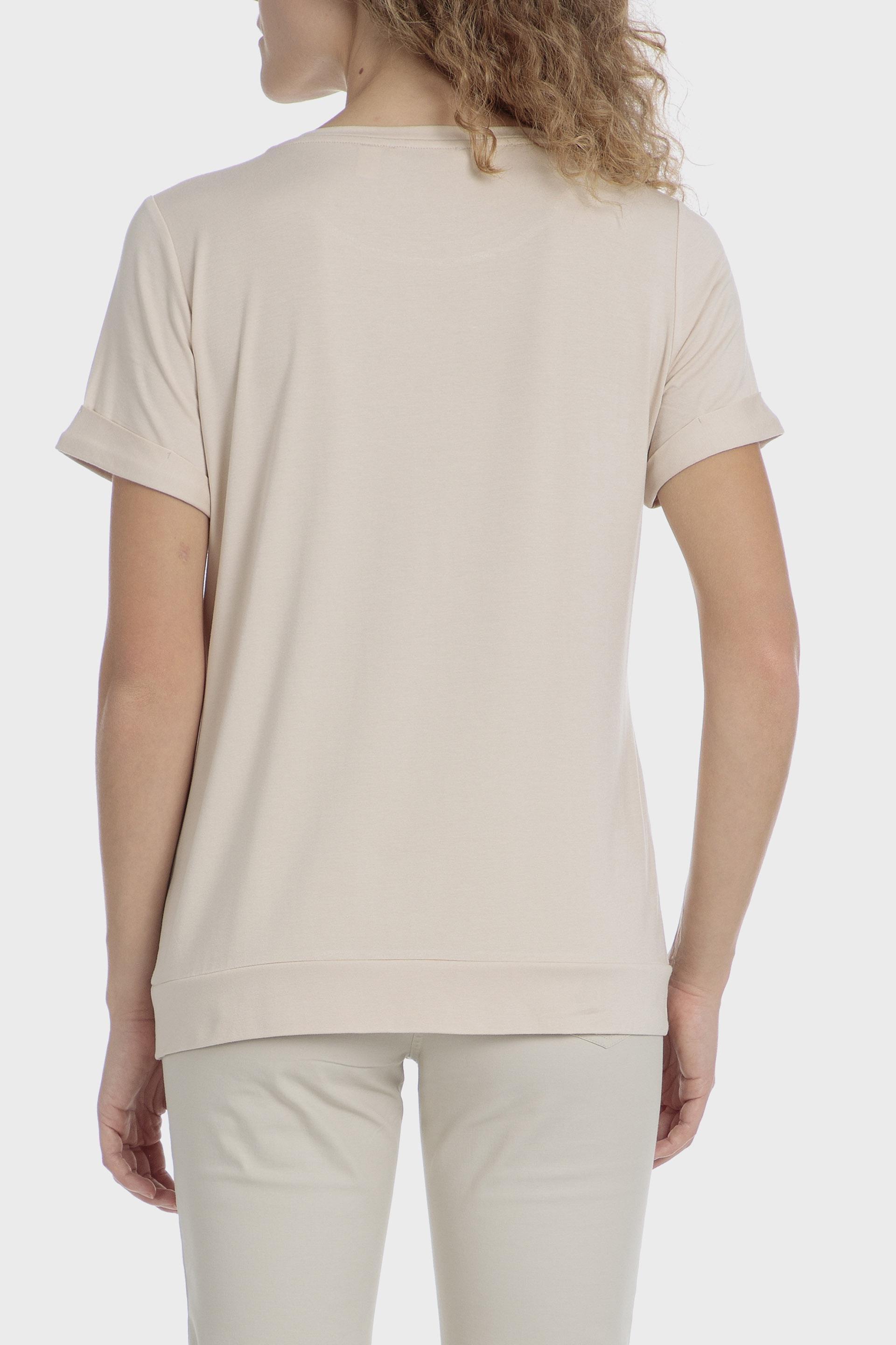 Beige Graphic Print Casual Retro T-Shirt, , large image number 1