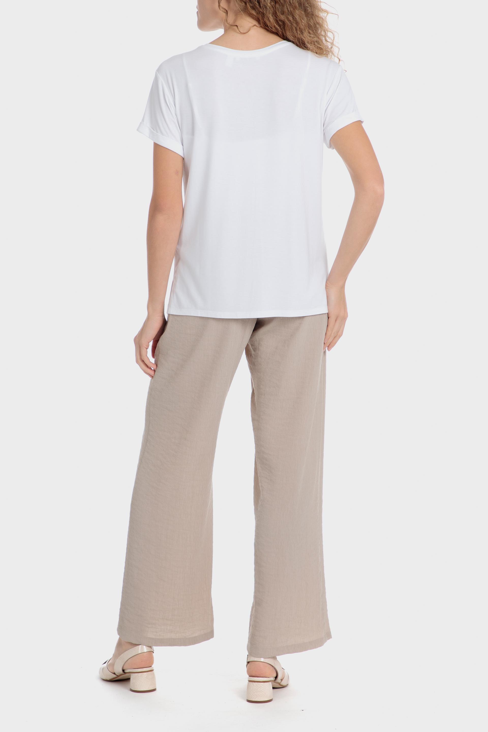 White Printed T-Shirt, , large image number 3