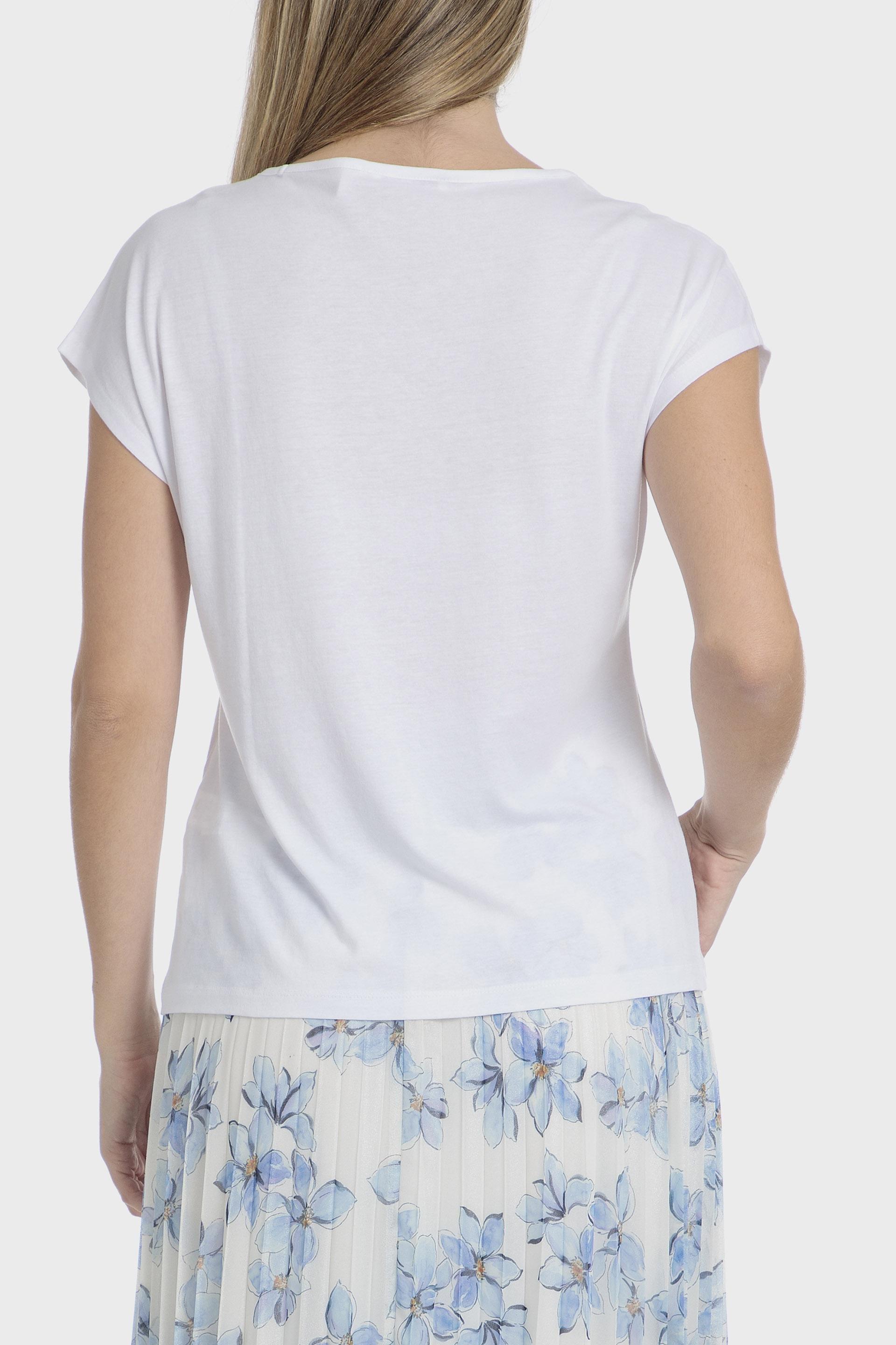 تيشيرت مزين بالترتر, White, large image number 1