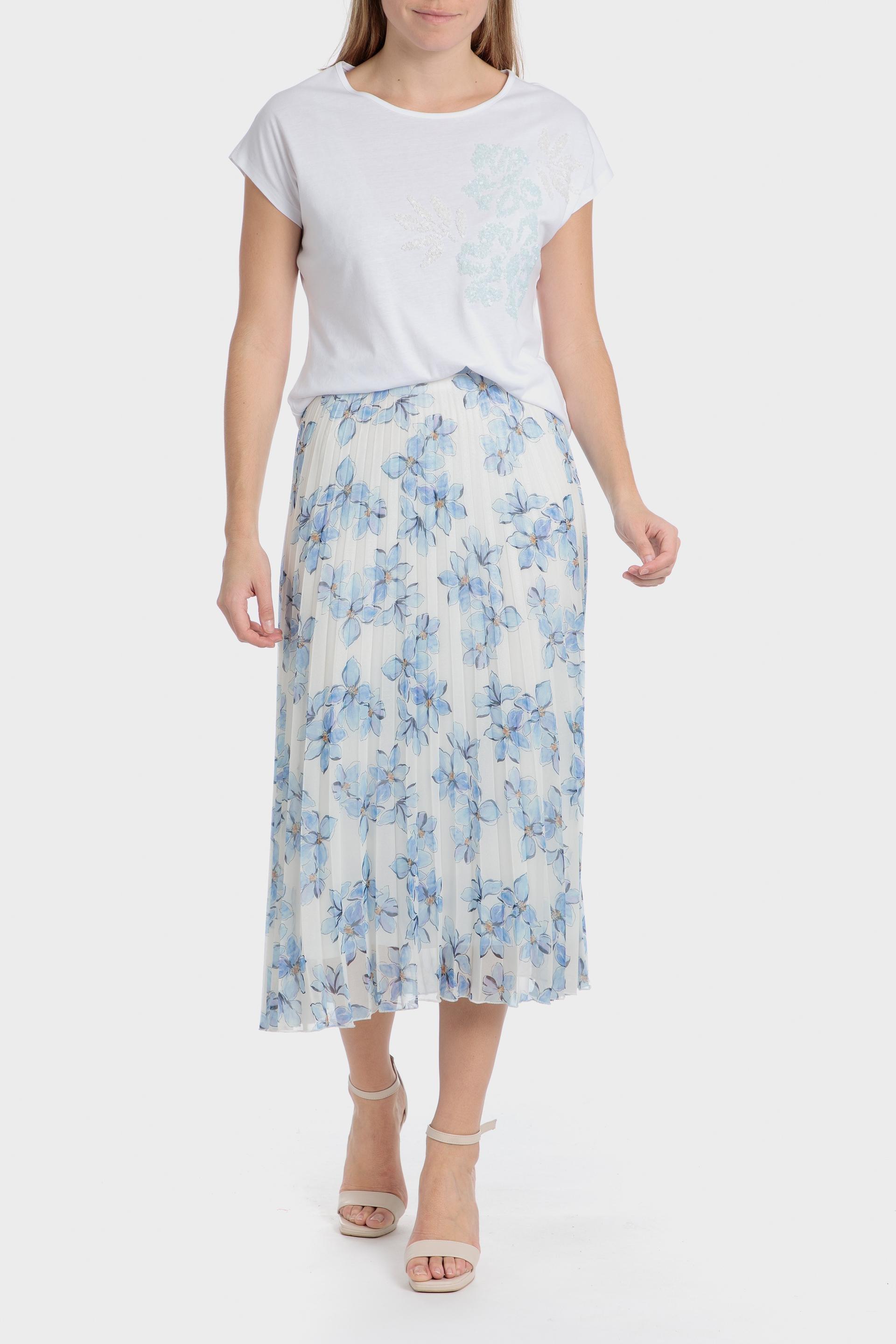 White Sequins T-Shirt, White, medium