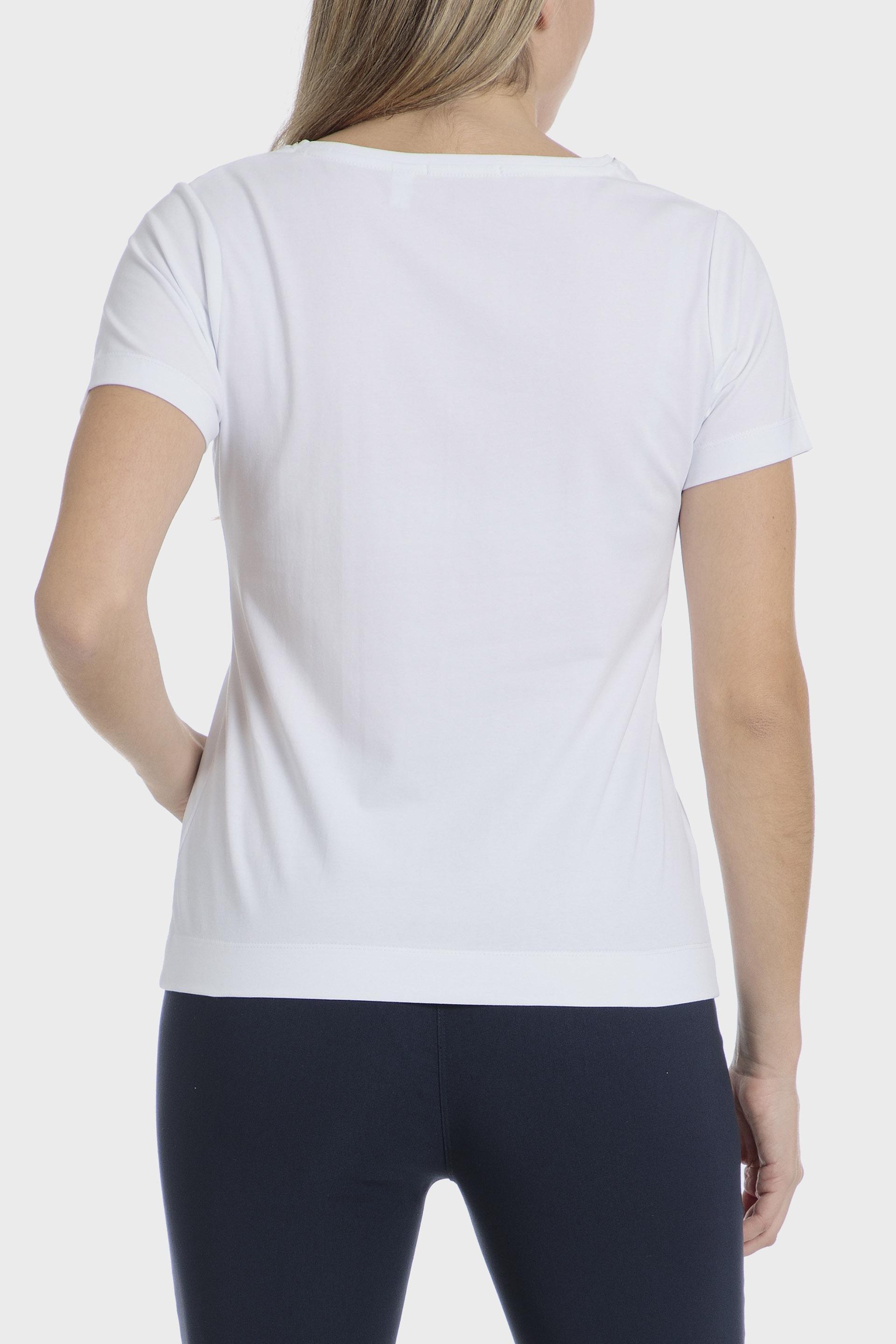 White Casual T-Shirt, , large image number 1