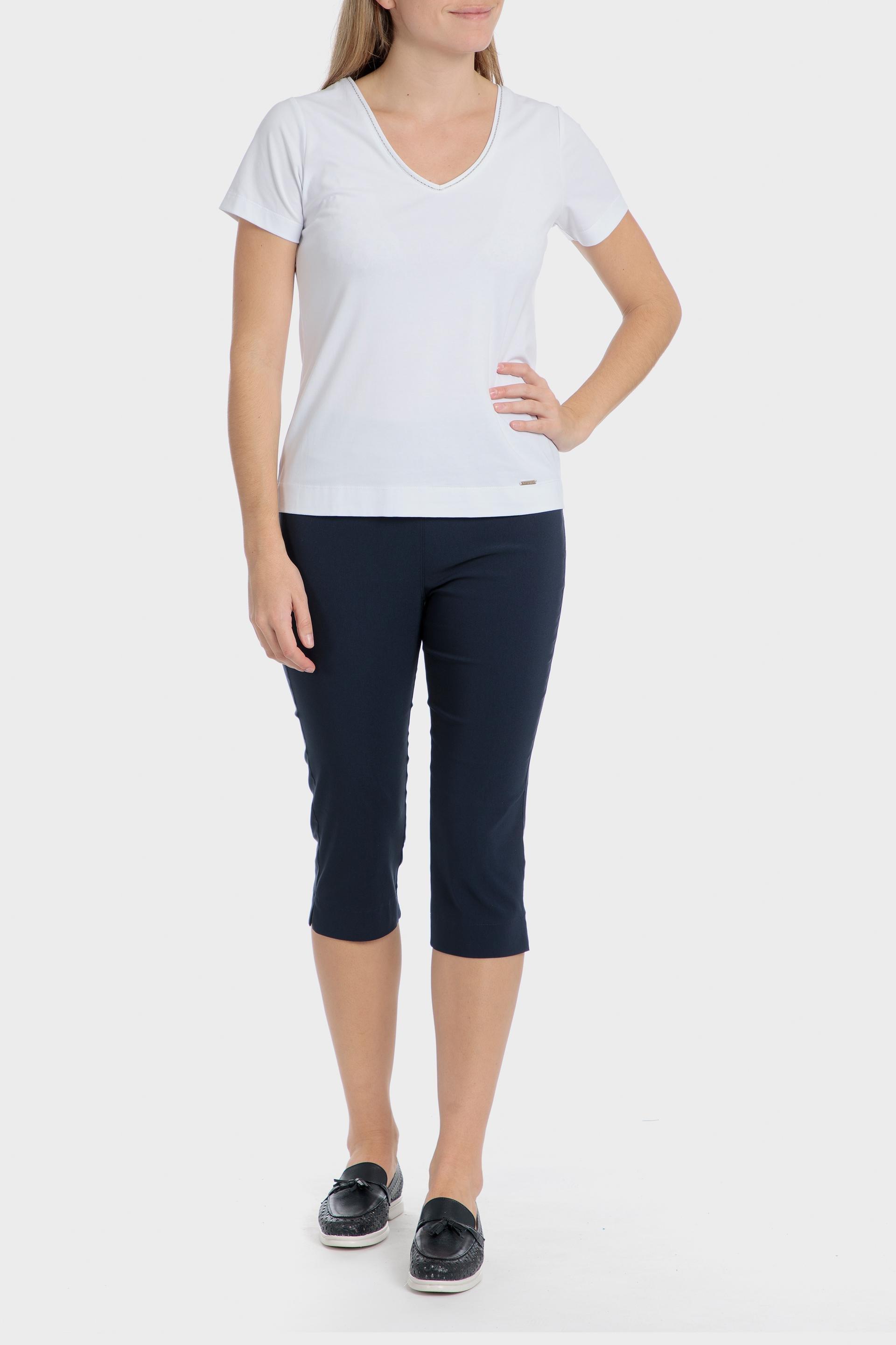 White Casual T-Shirt, , large image number 2