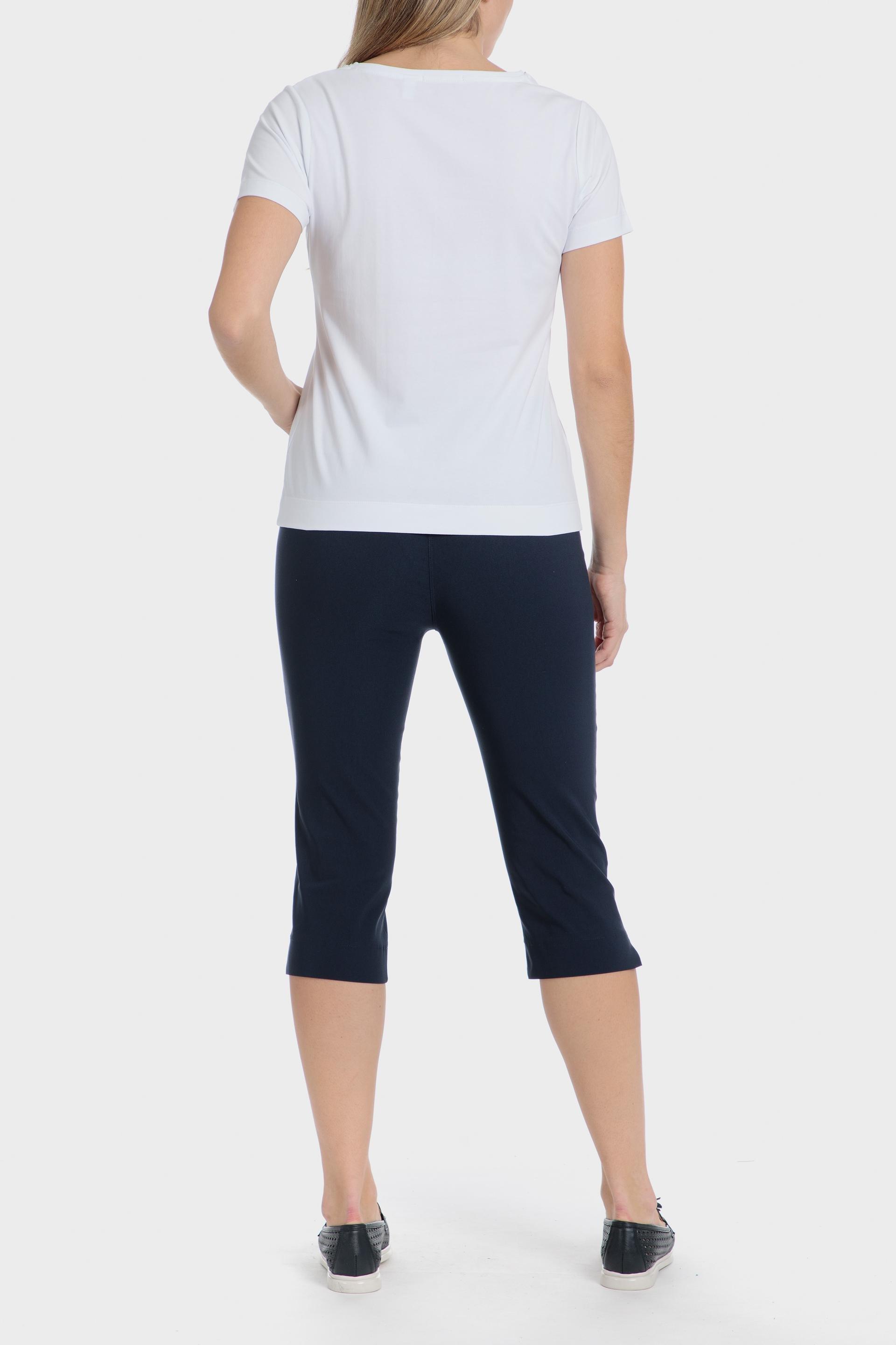 White Casual T-Shirt, , large image number 3
