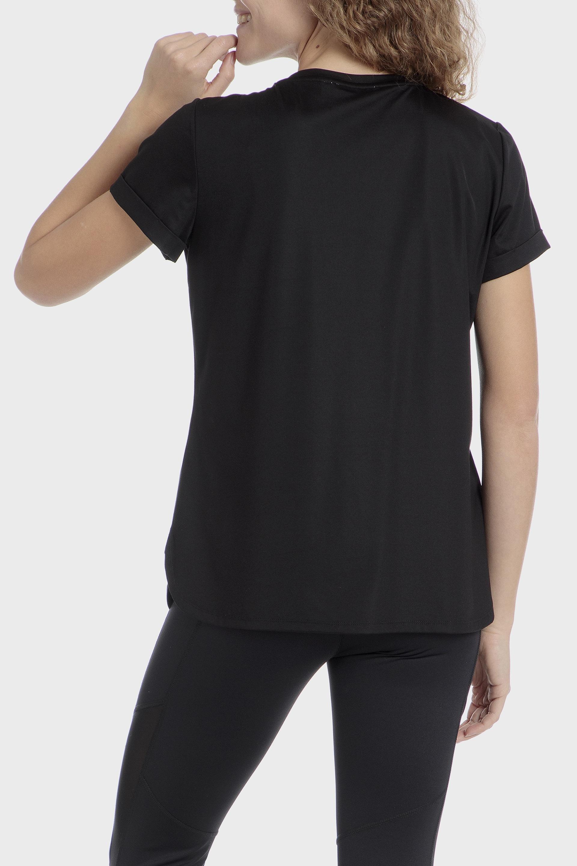 Black Logo Print Athleisure, , large image number 1