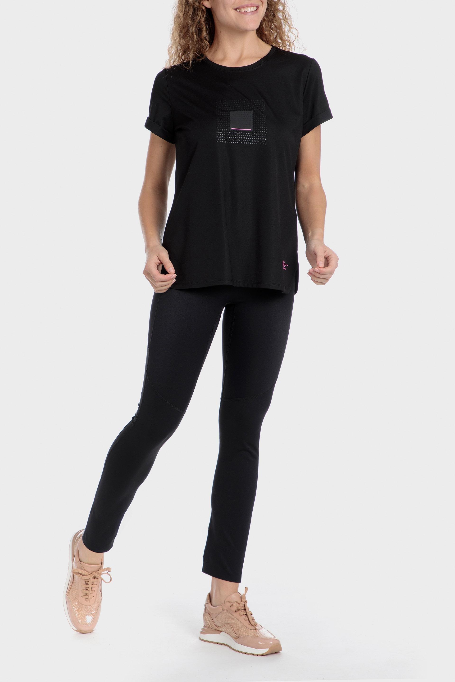 Black Printed T-Shirt, 3701_120, medium