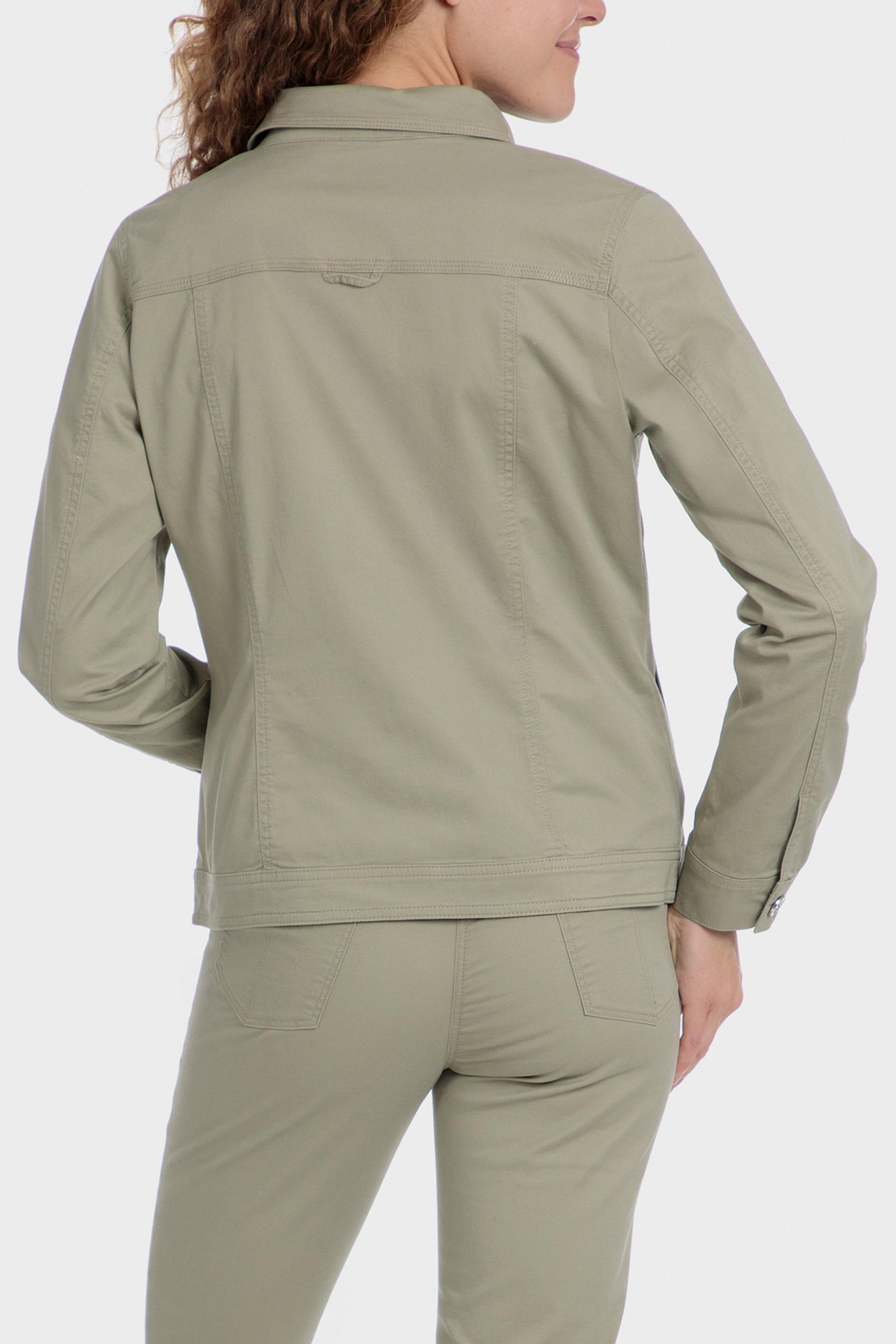Green Buttoned Jeans Jacket, , large image number 3