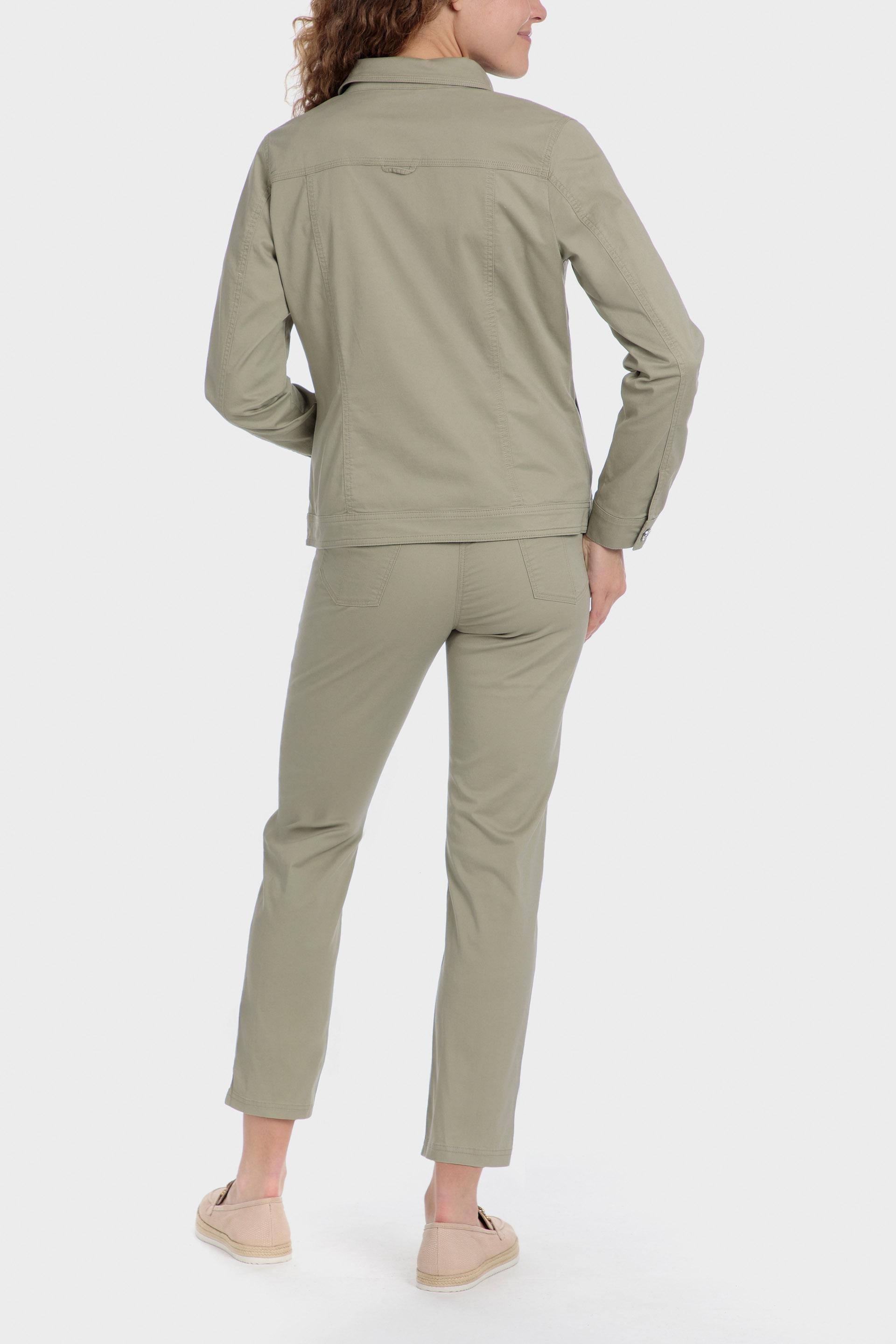 جاكيت كاجوال سادة، أخضر, , large image number 4