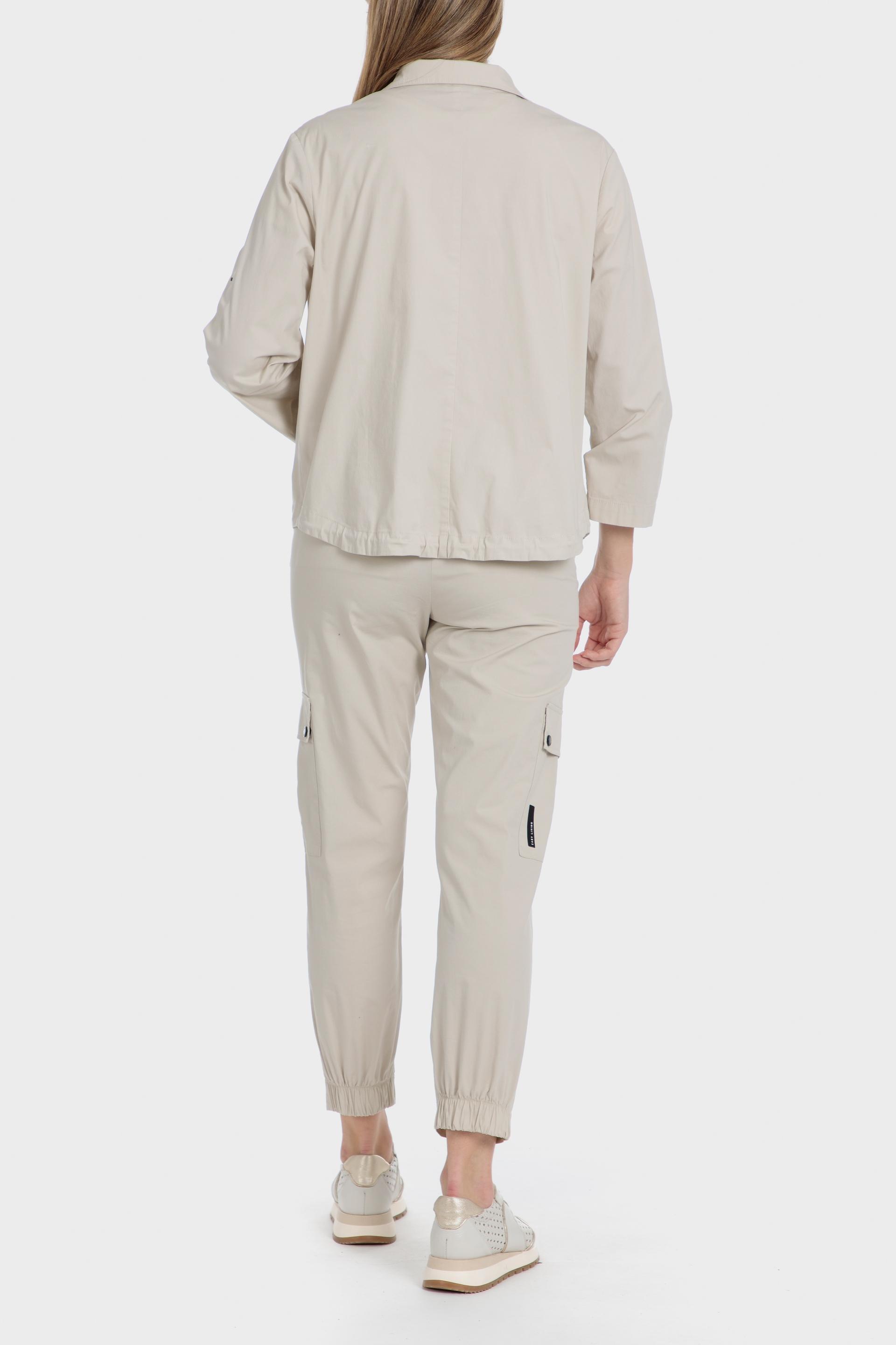 Beige Oversized Jacket, , large image number 4