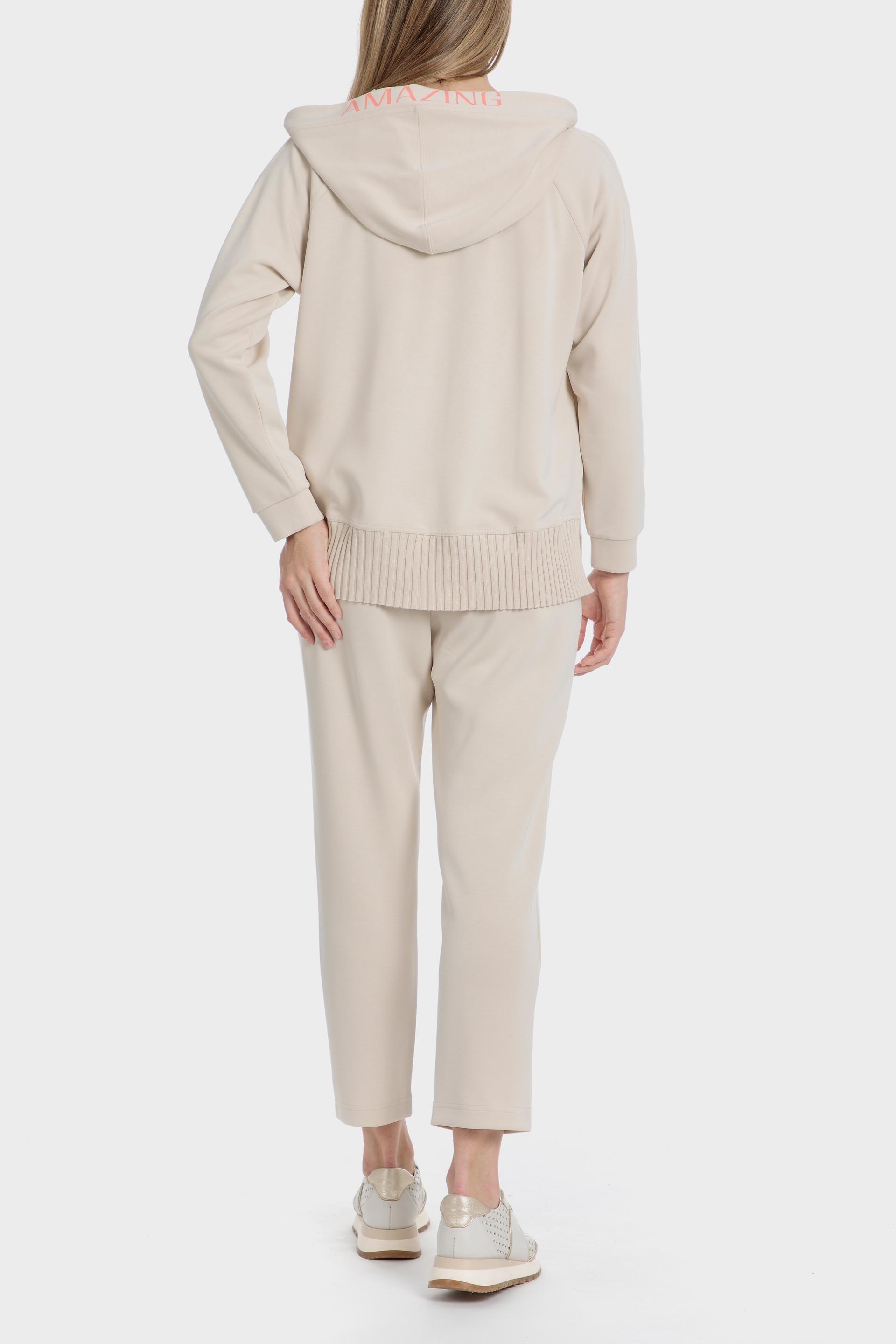 Beige Cropped Hoodies, , large image number 7