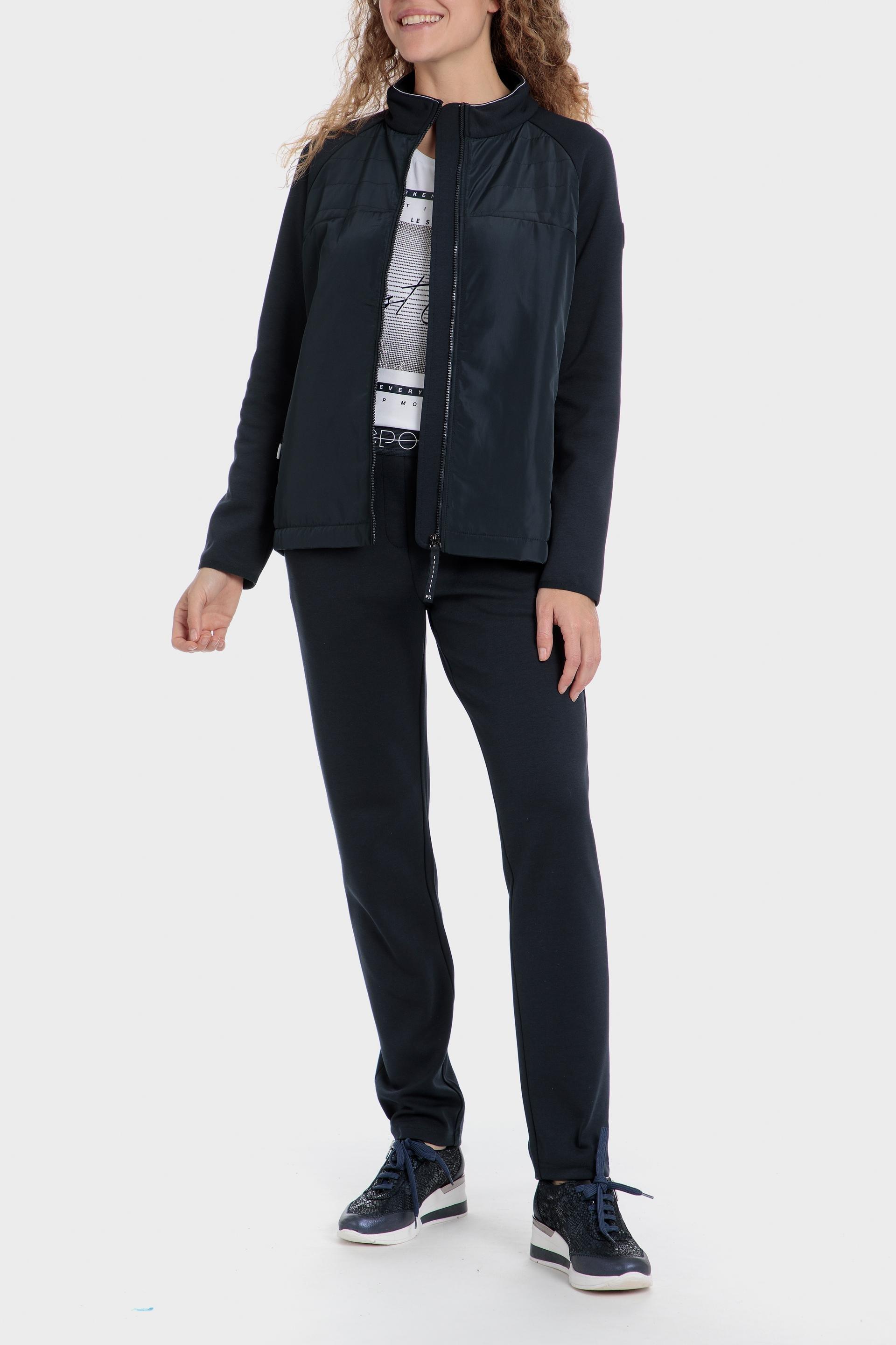 Navy Plain Casual Jacket, , large image number 2
