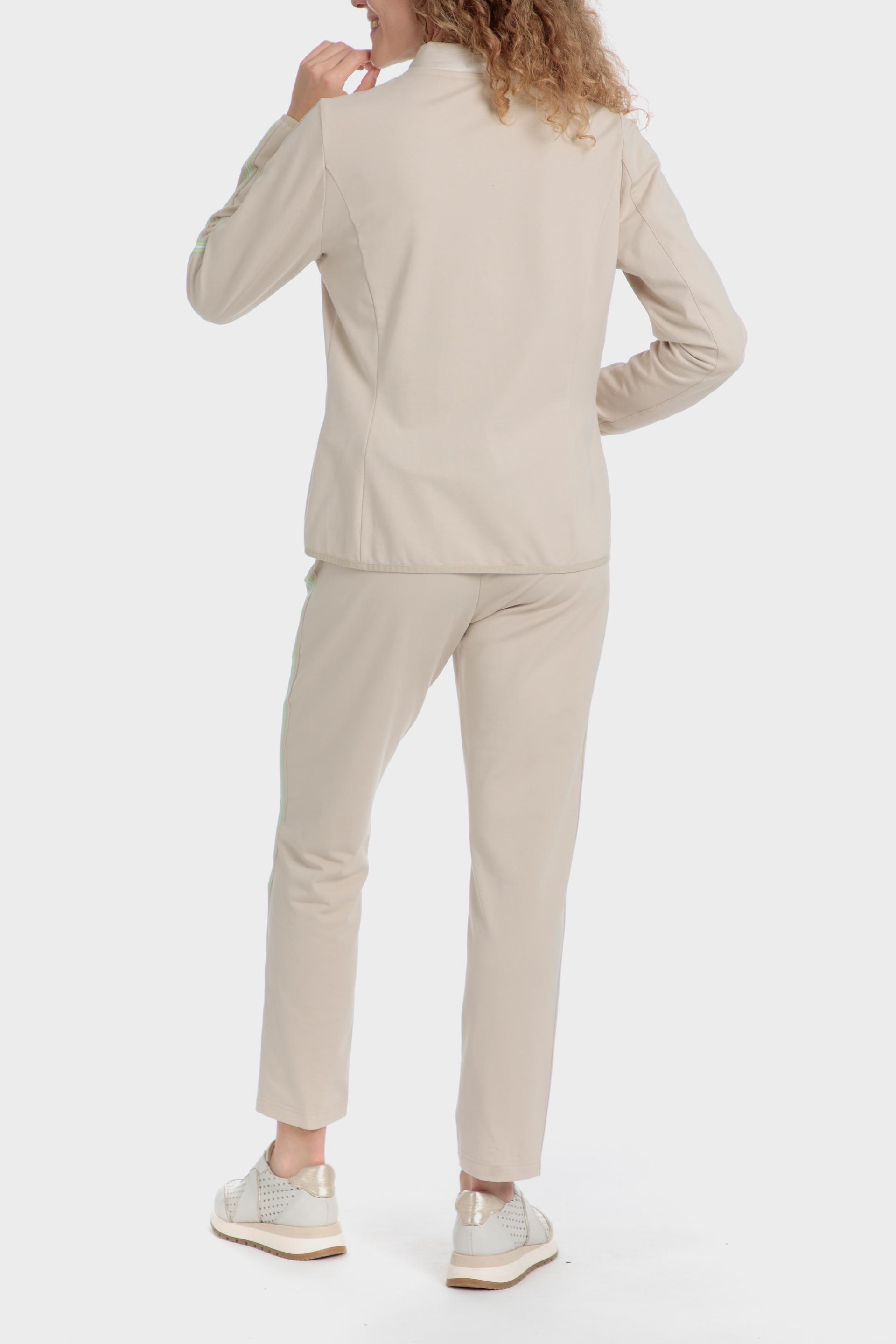 Cream Padded Jacket, , large image number 6