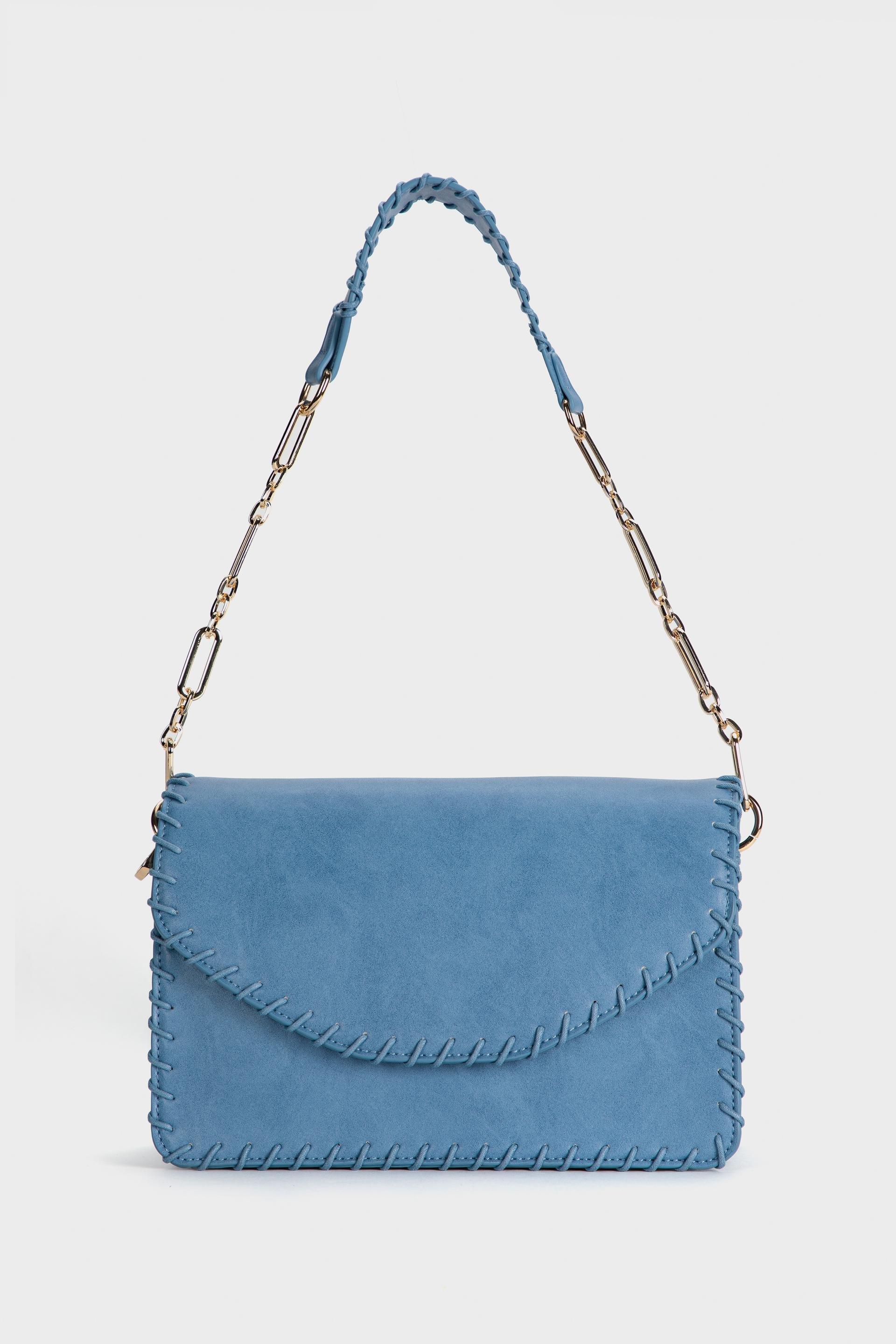 Blue Woven Laptop Bag, , medium