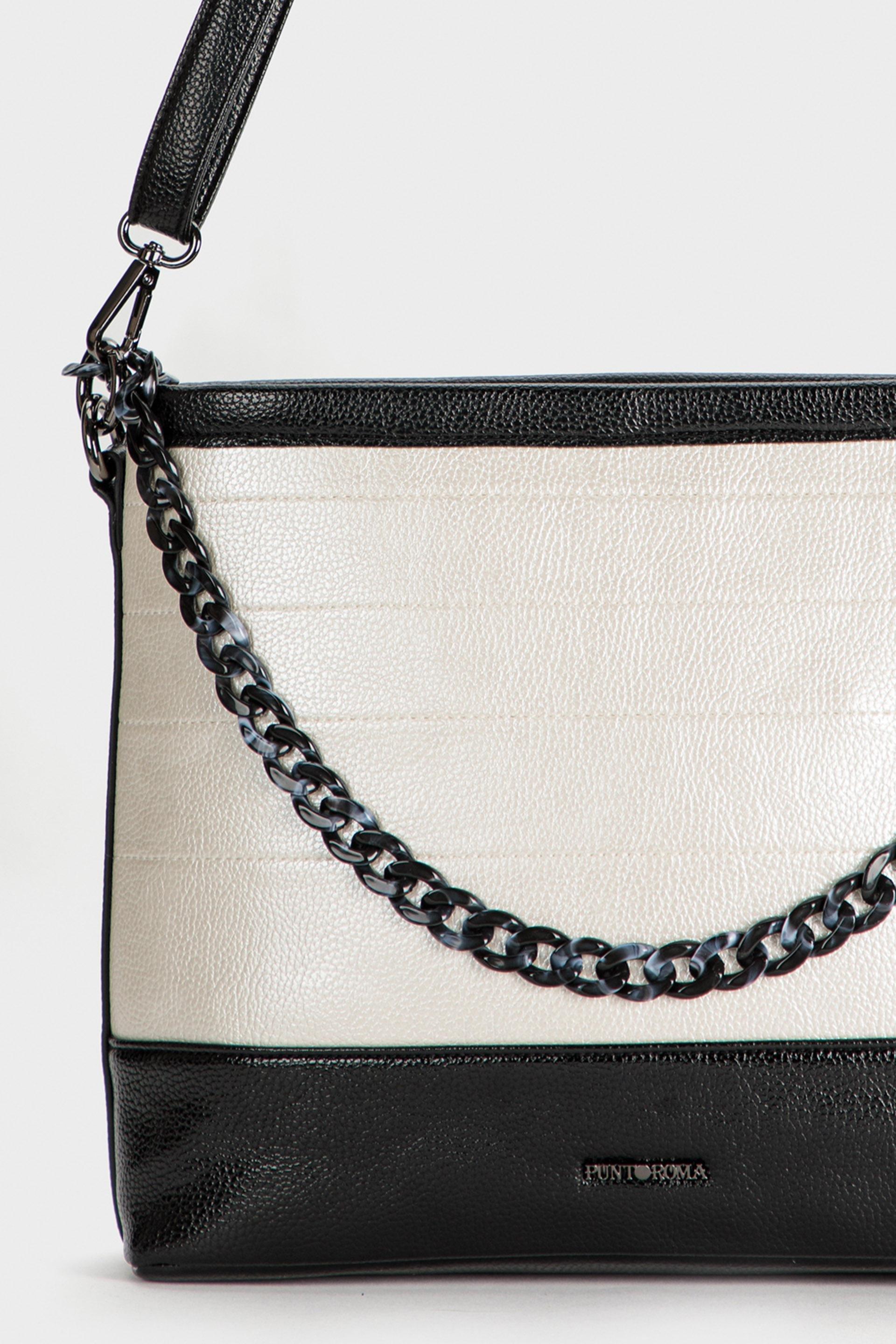 Black Chain Detail Bag, , medium