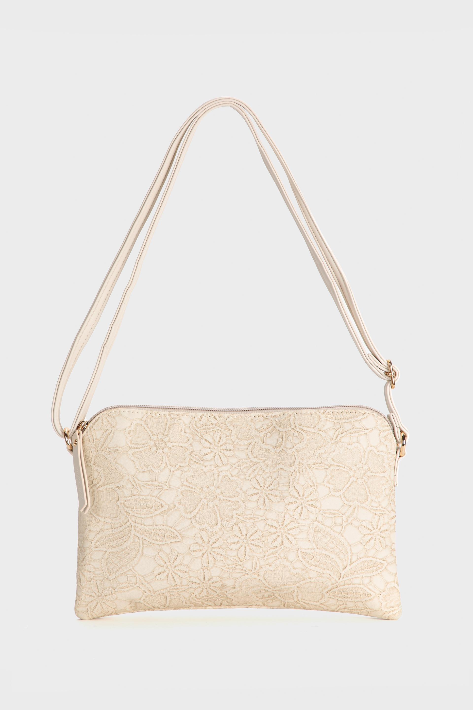 Beige Shoulder Bag, , medium