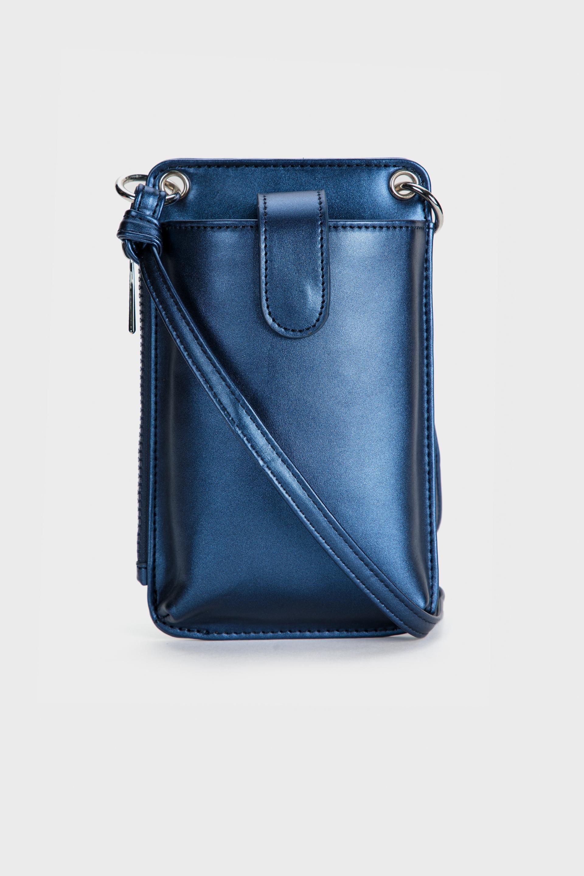 Blue Plain Handmade Bag, Blue, large image number 1