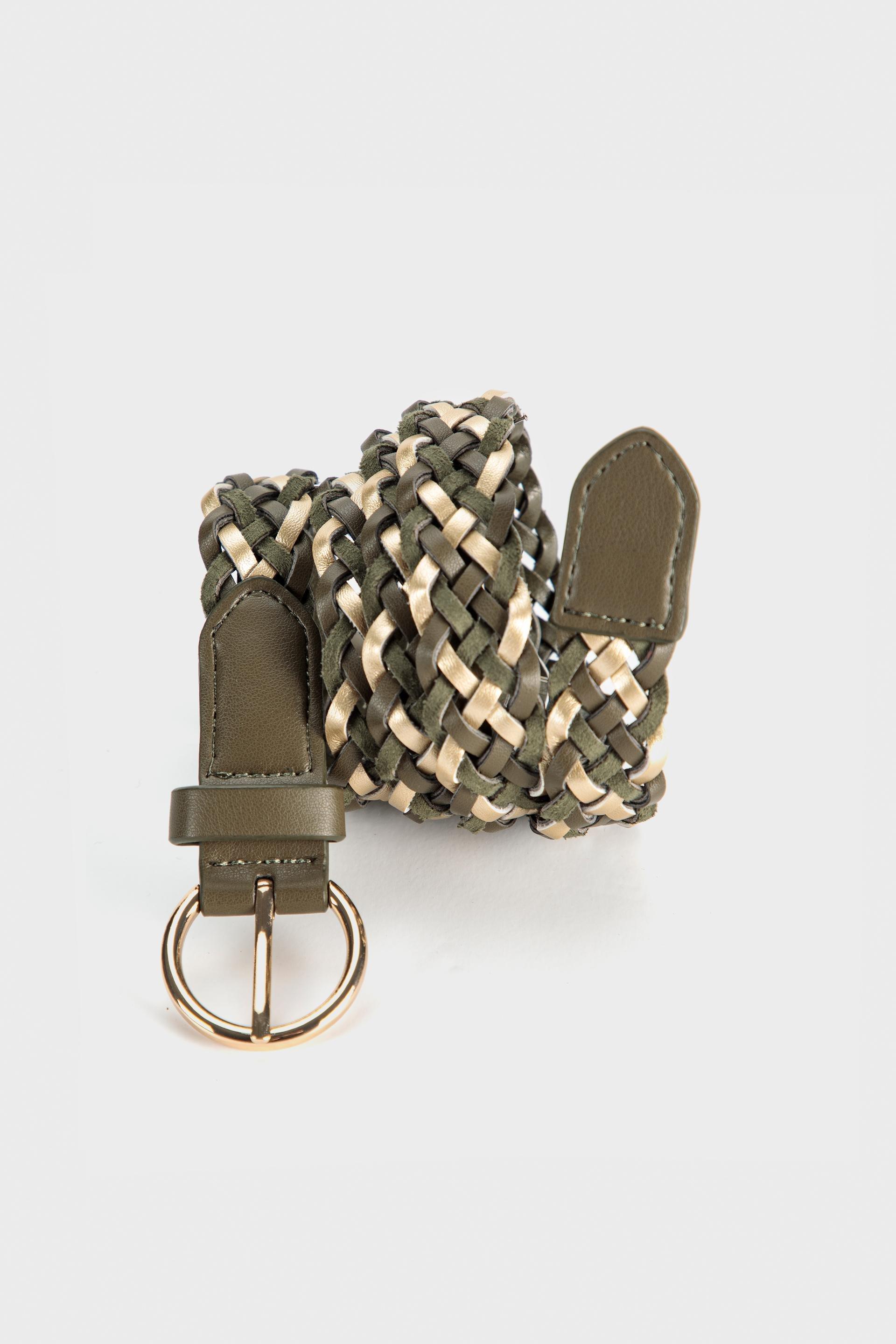 Khaki Suede Belt, , medium