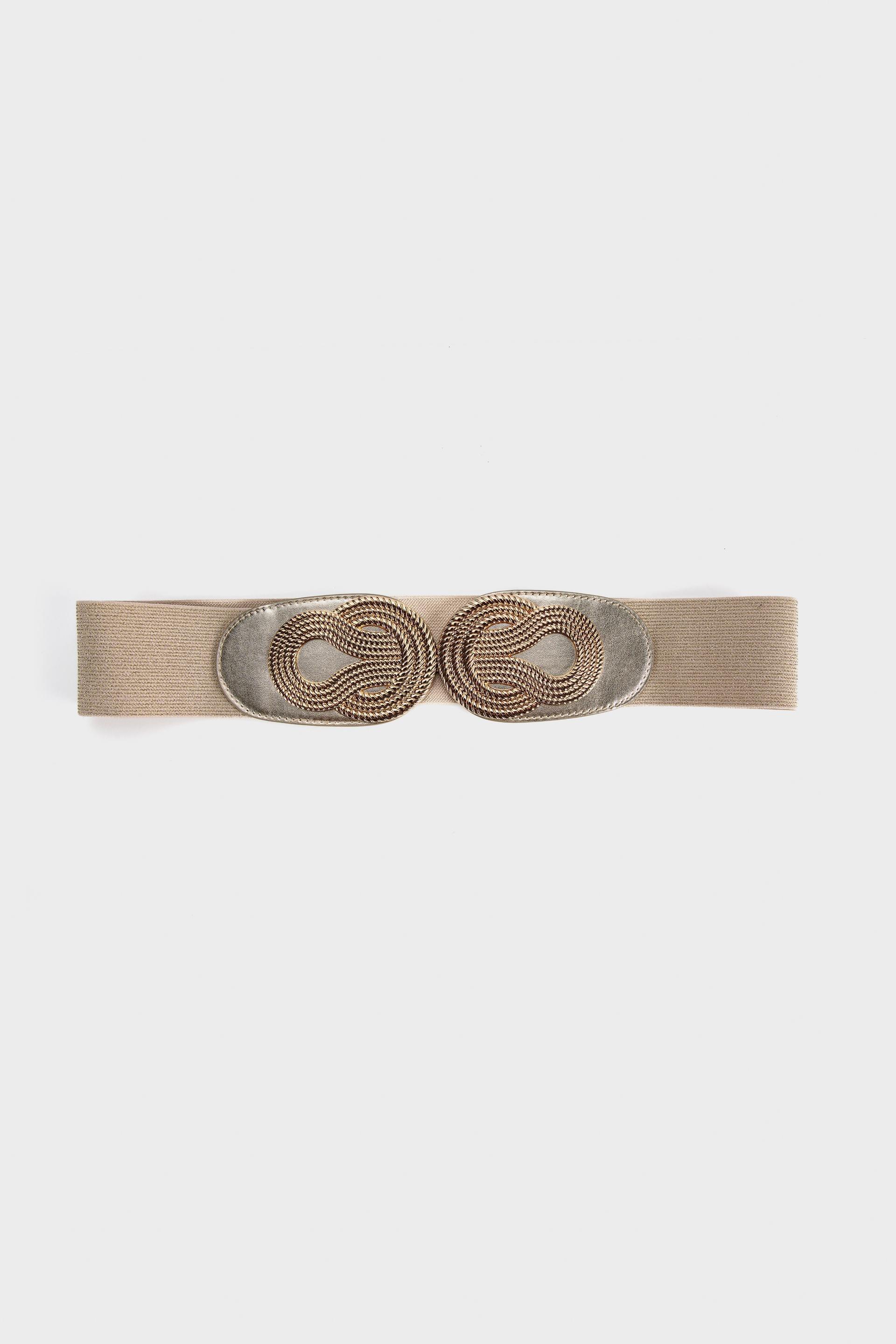 Beige Elastic Belt, , large image number 0