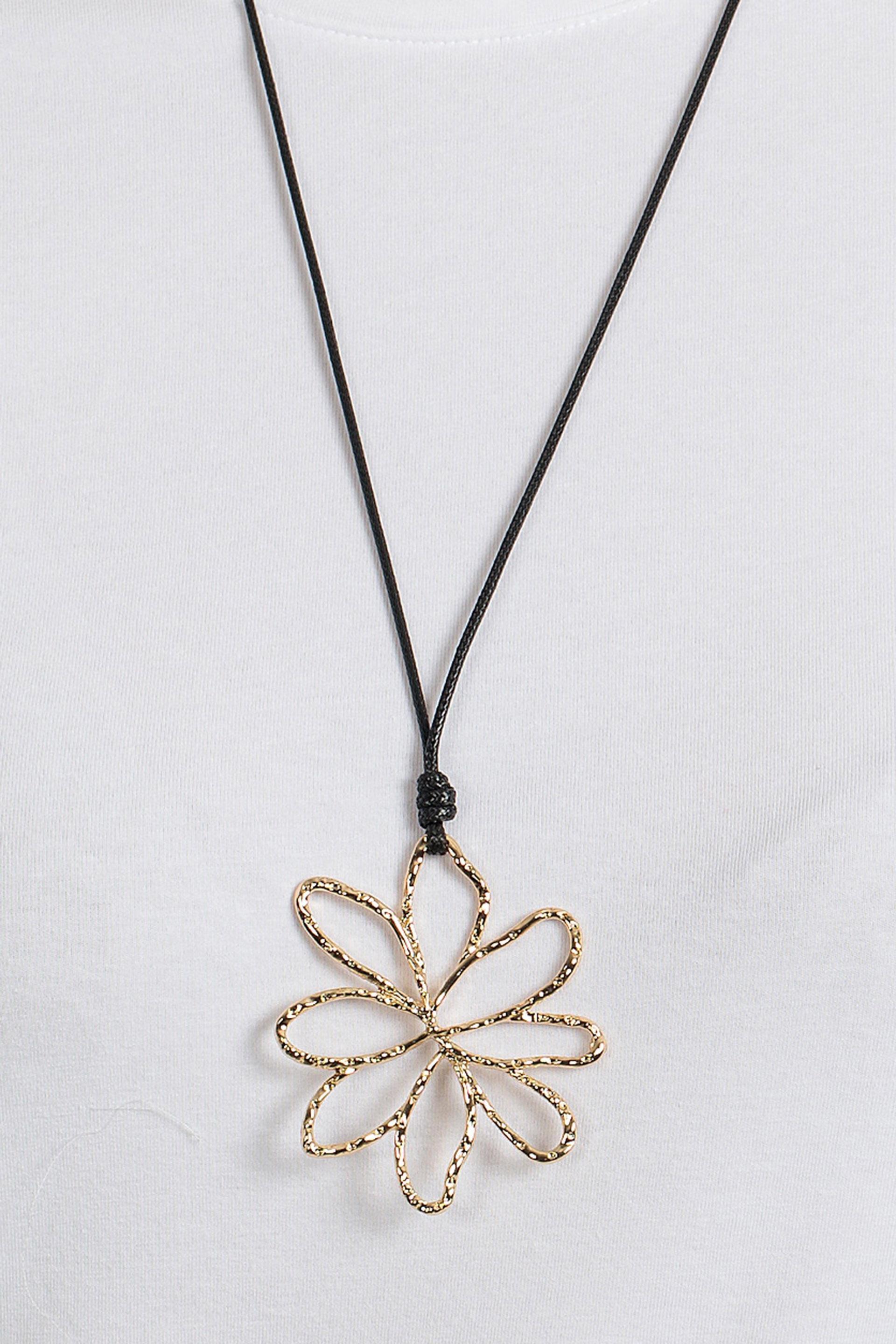 Gold Long Necklace, 3701_185, large image number 0