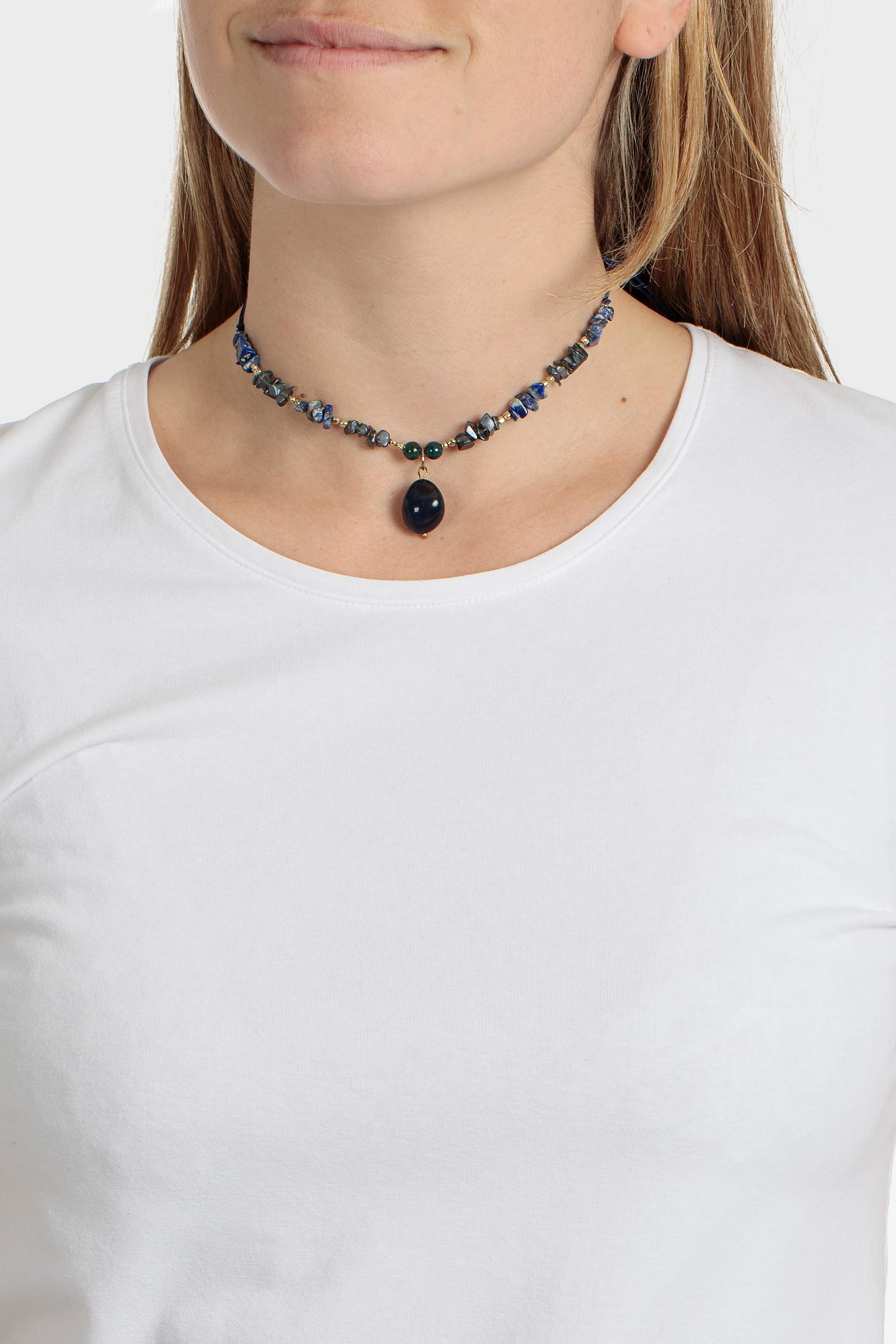 طوق رقبة، أزرق, Blue, medium