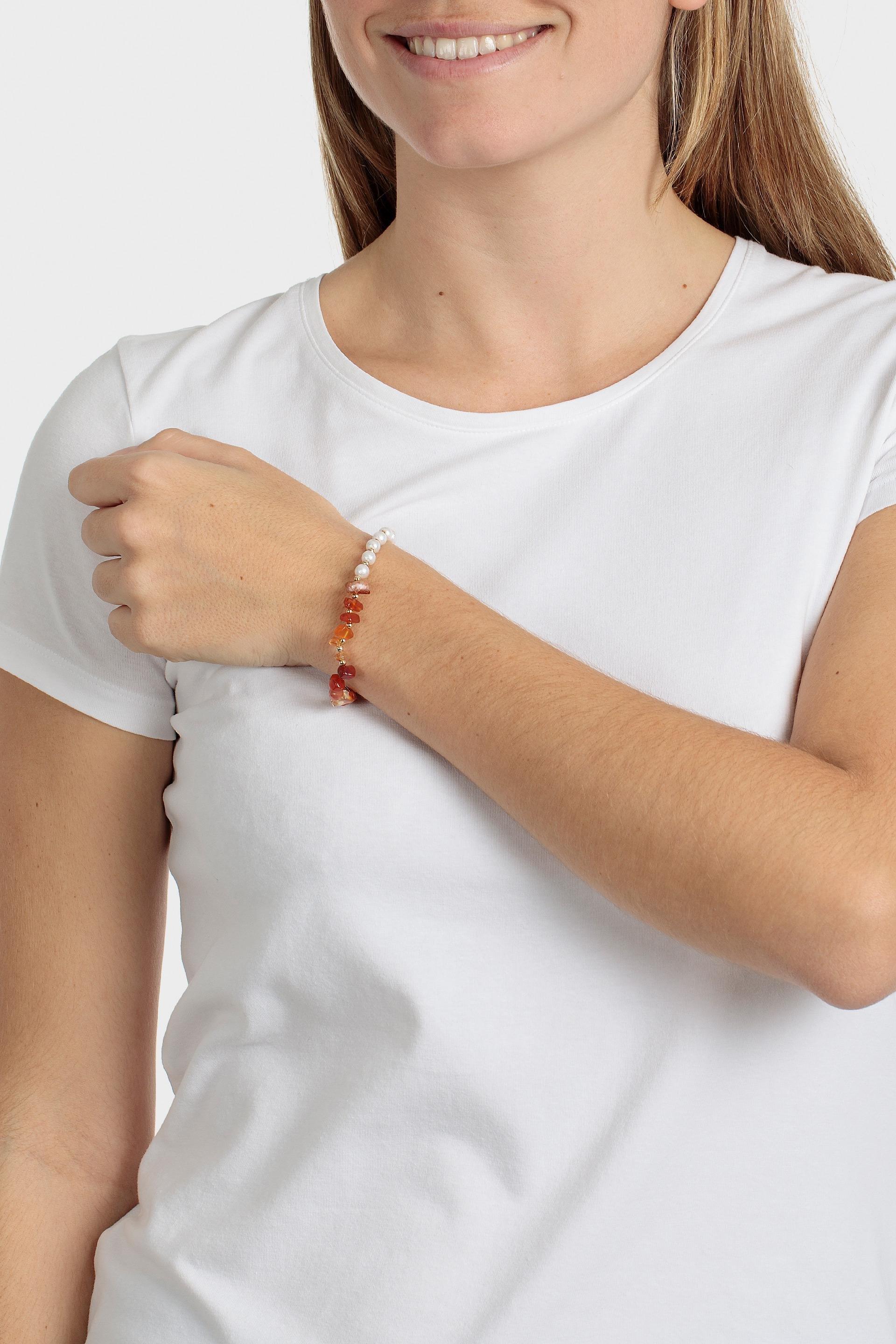 سوار خرز، ألوان متعددة, Beige Camel, medium