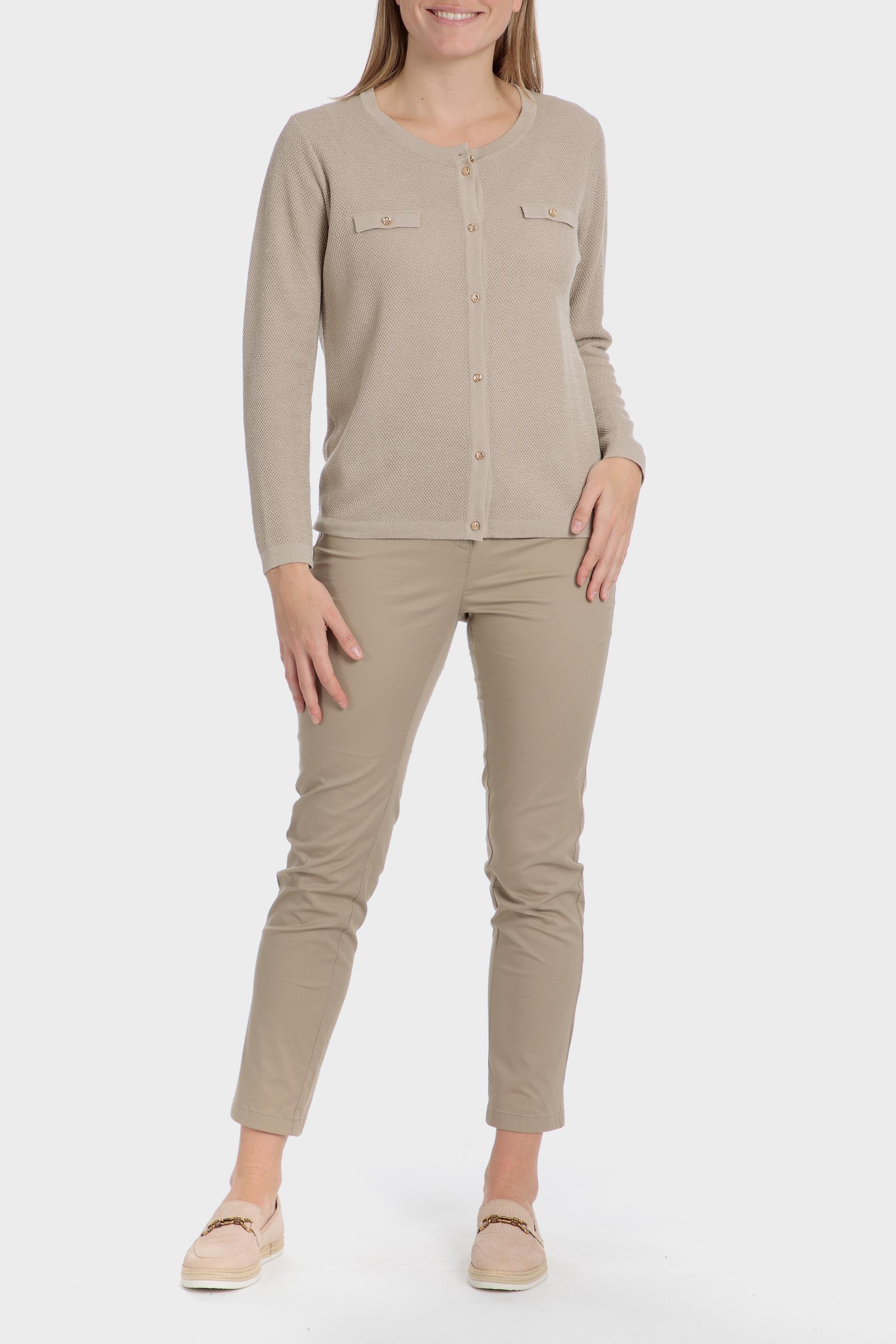 Beige Metallic Thread Jacket, , large image number 2