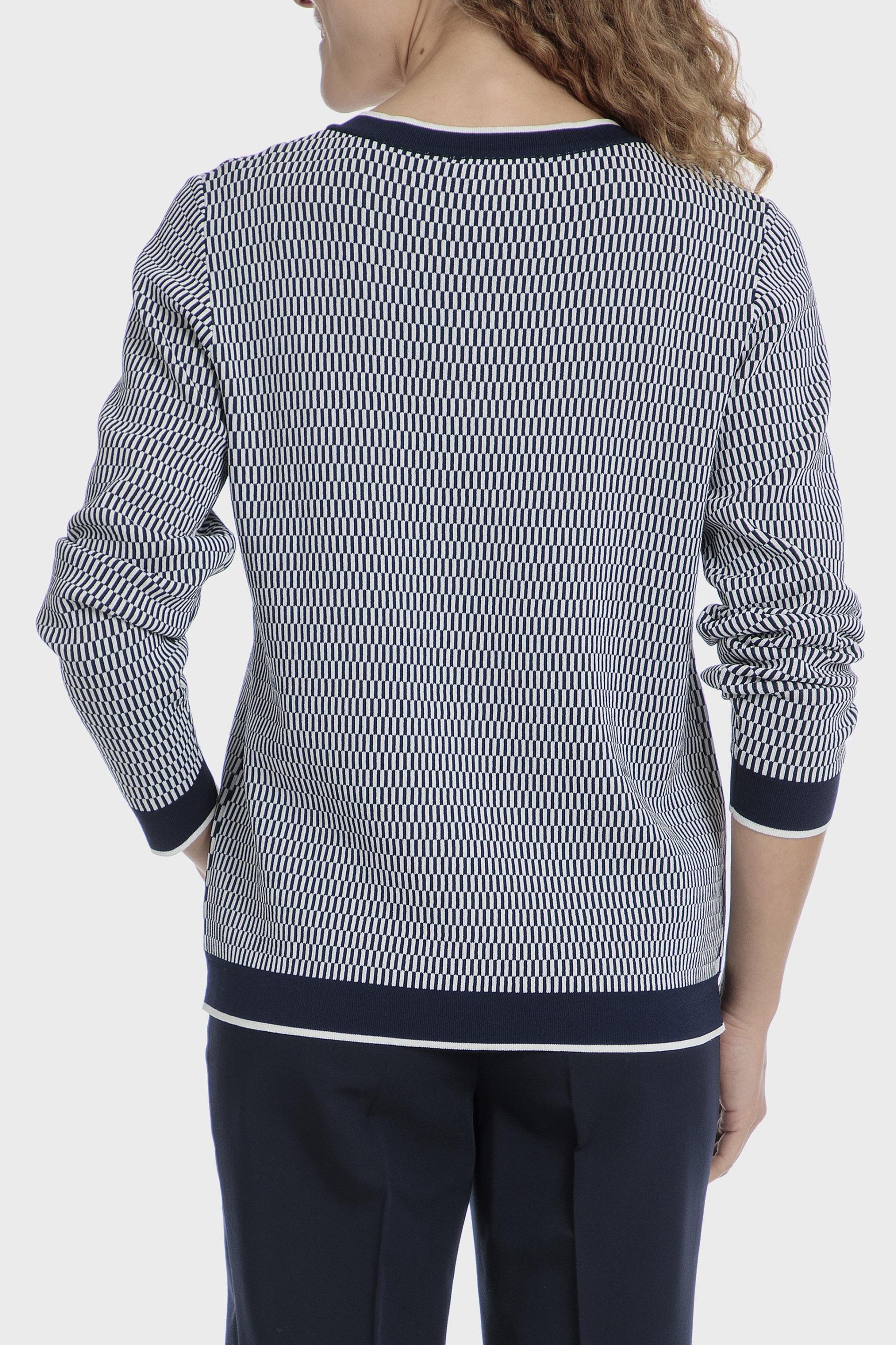 جاكيت بارز الملمس بأزرار أمامية، كحلي, 3701_104, medium