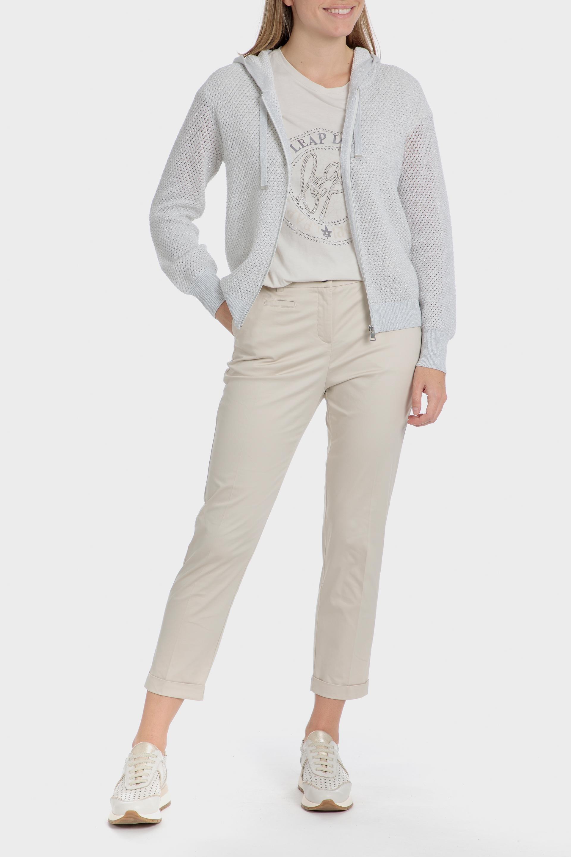 Grey Metallic Thread Jacket, 3701_126, large image number 2