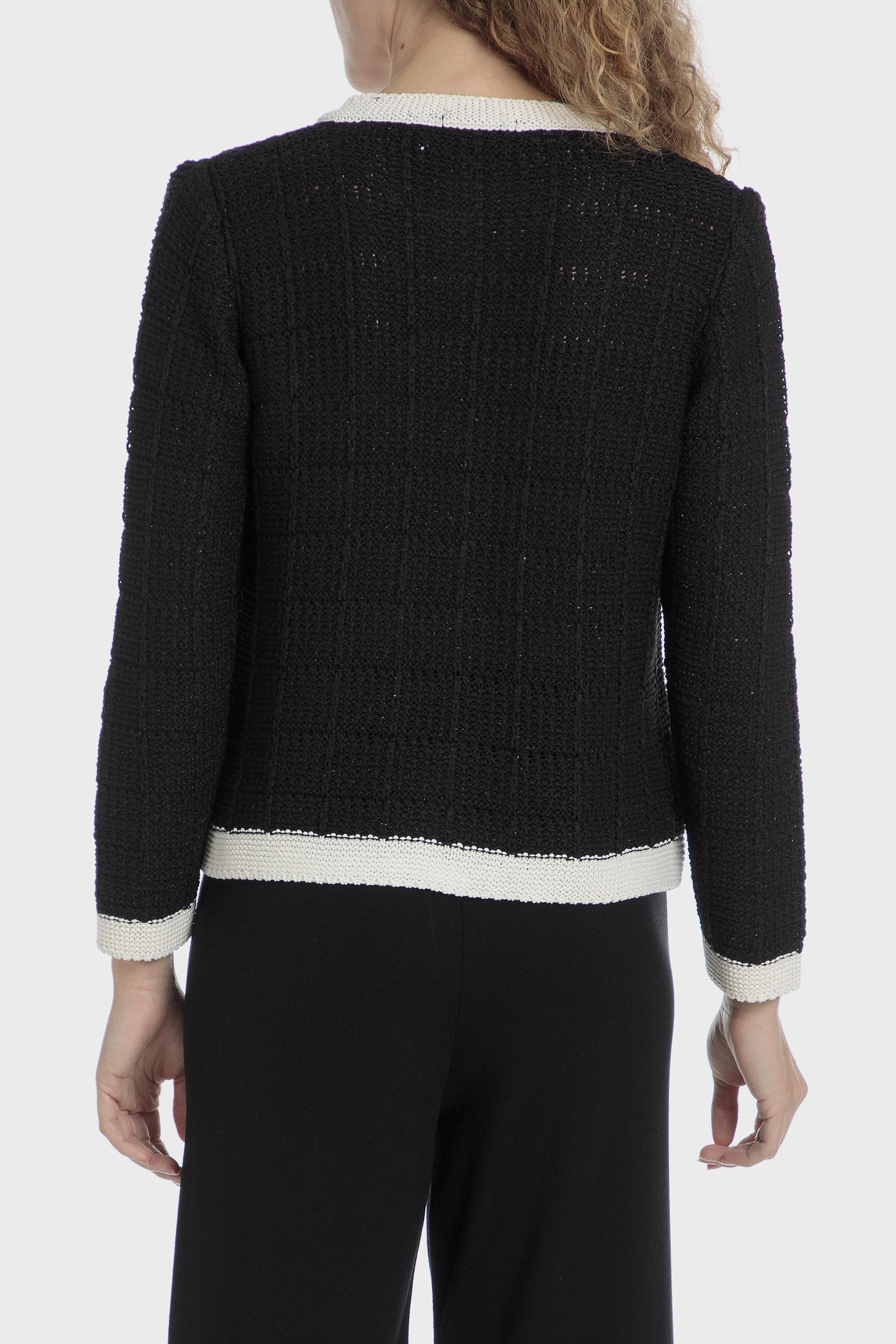 Black Two-Tone Jacket, , large image number 1