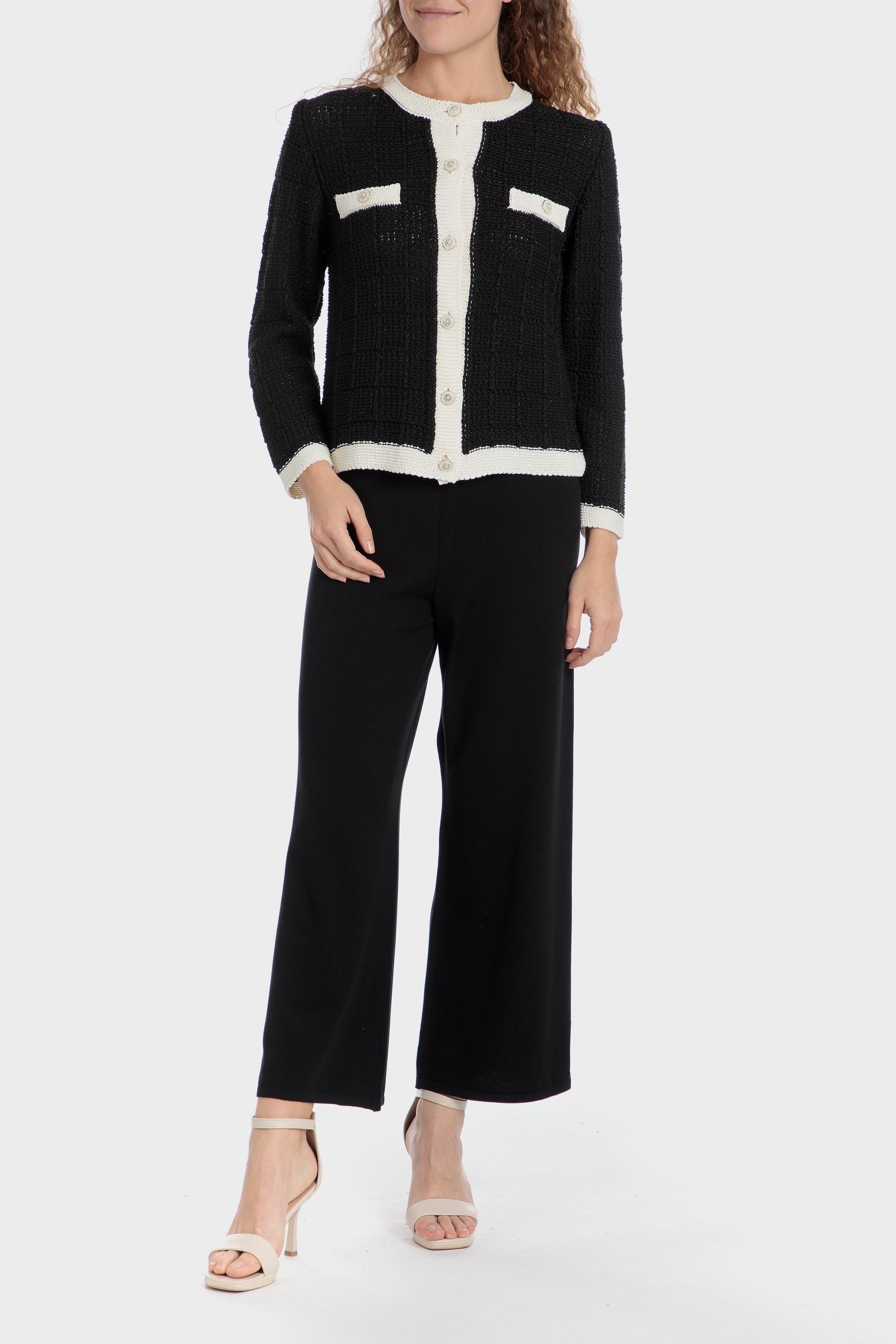 Black Two-Tone Jacket, , large image number 2