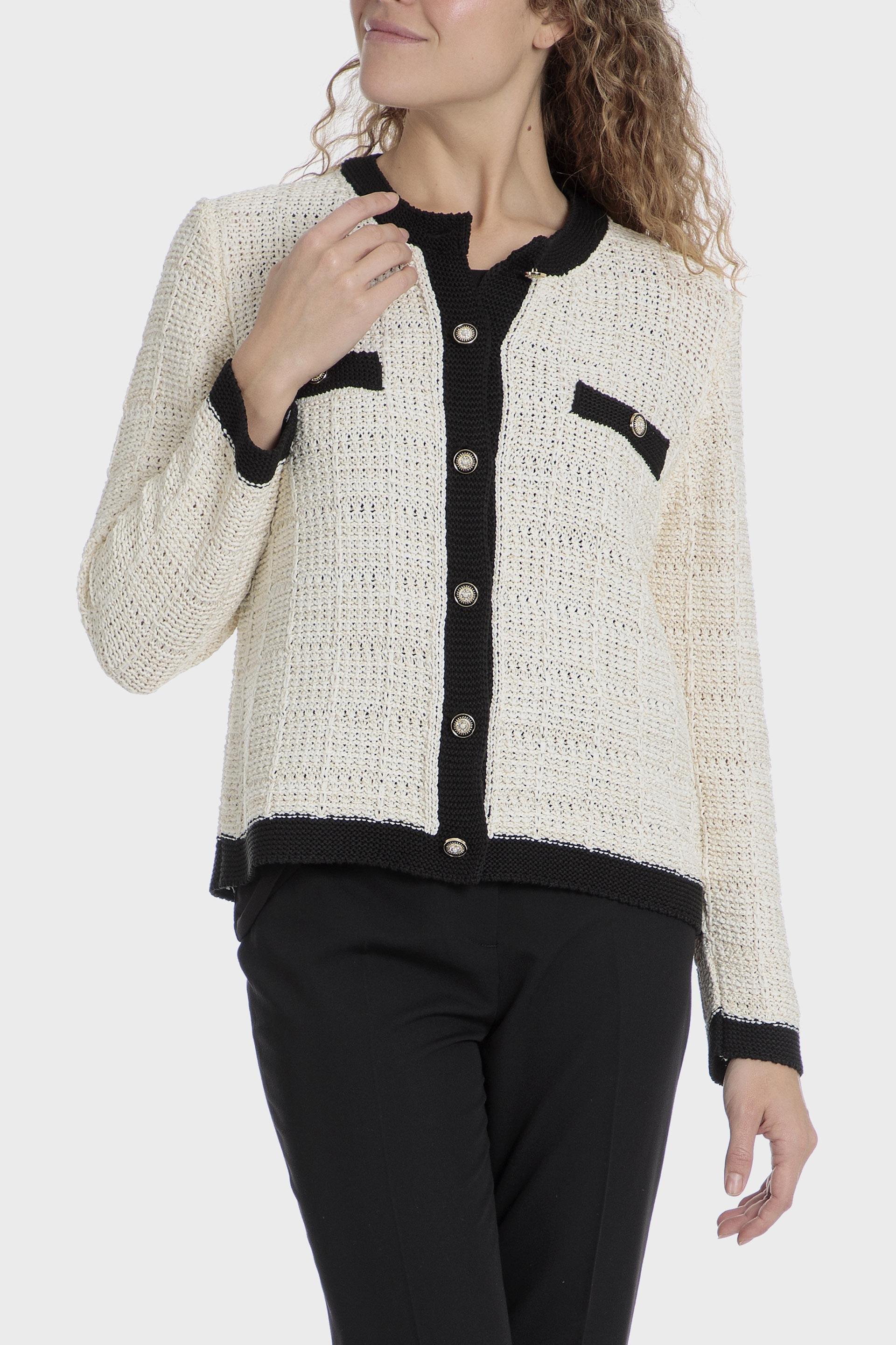 White Two-Tone Jacket, , large image number 0