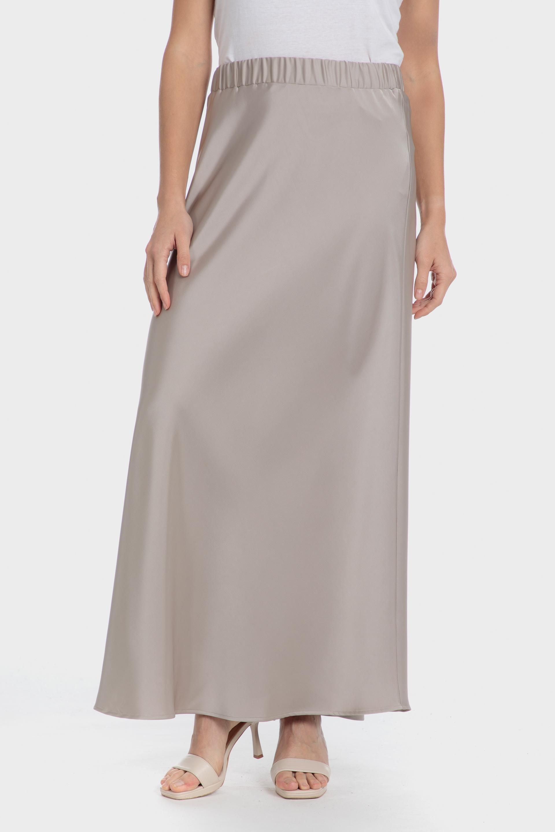 تنورة طويلة بخصر مطاطي، رمادي, 3701_129, medium