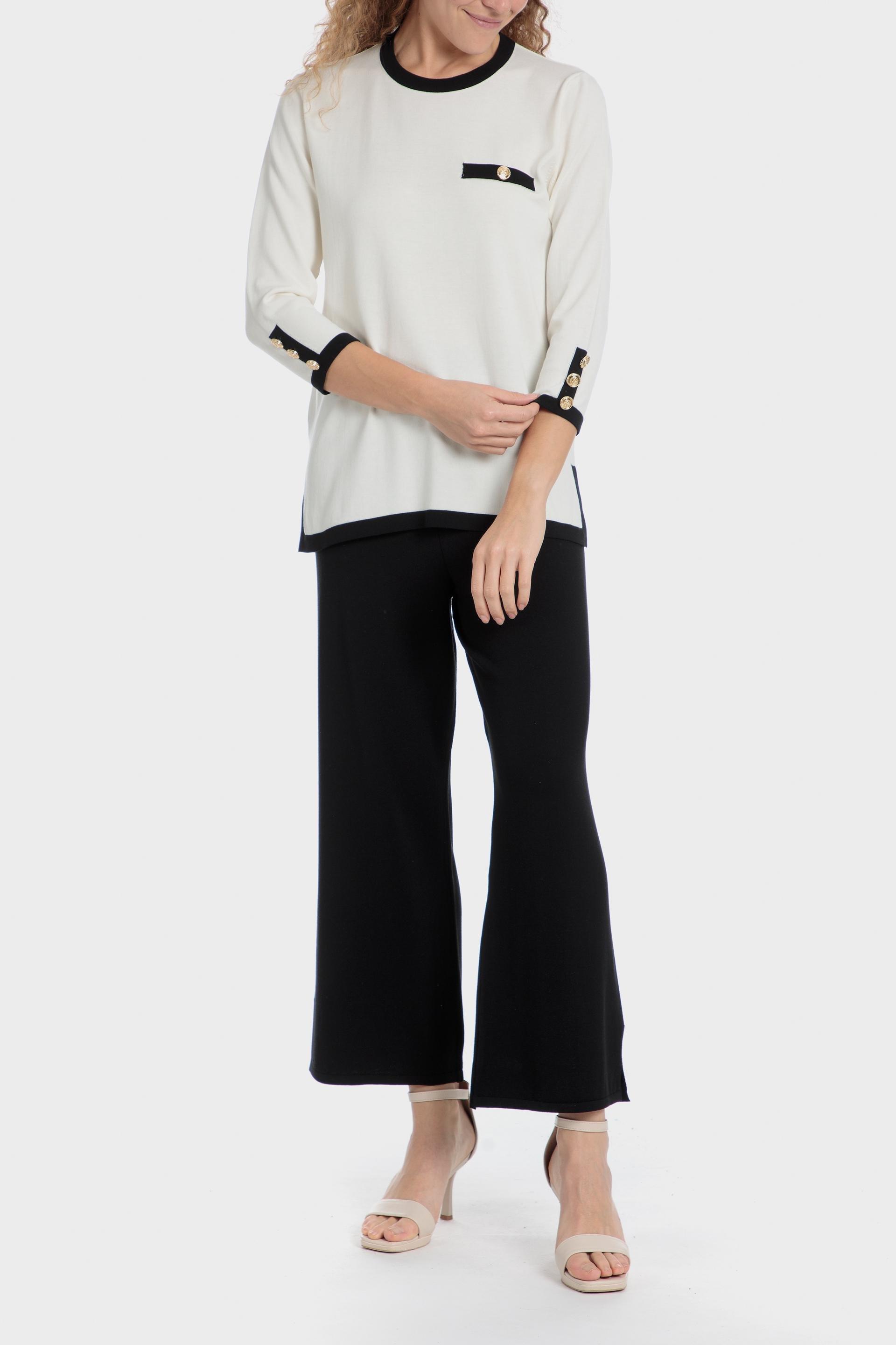 White Plain Jumpers Sweater, , large image number 2